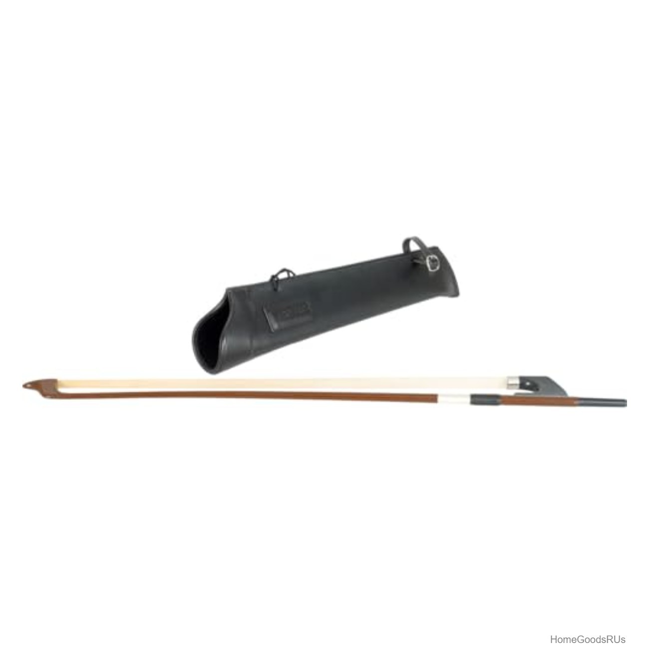 Archery Bow Quiver Full-Grain Leather Soft Lining Adjustable Tie Strap