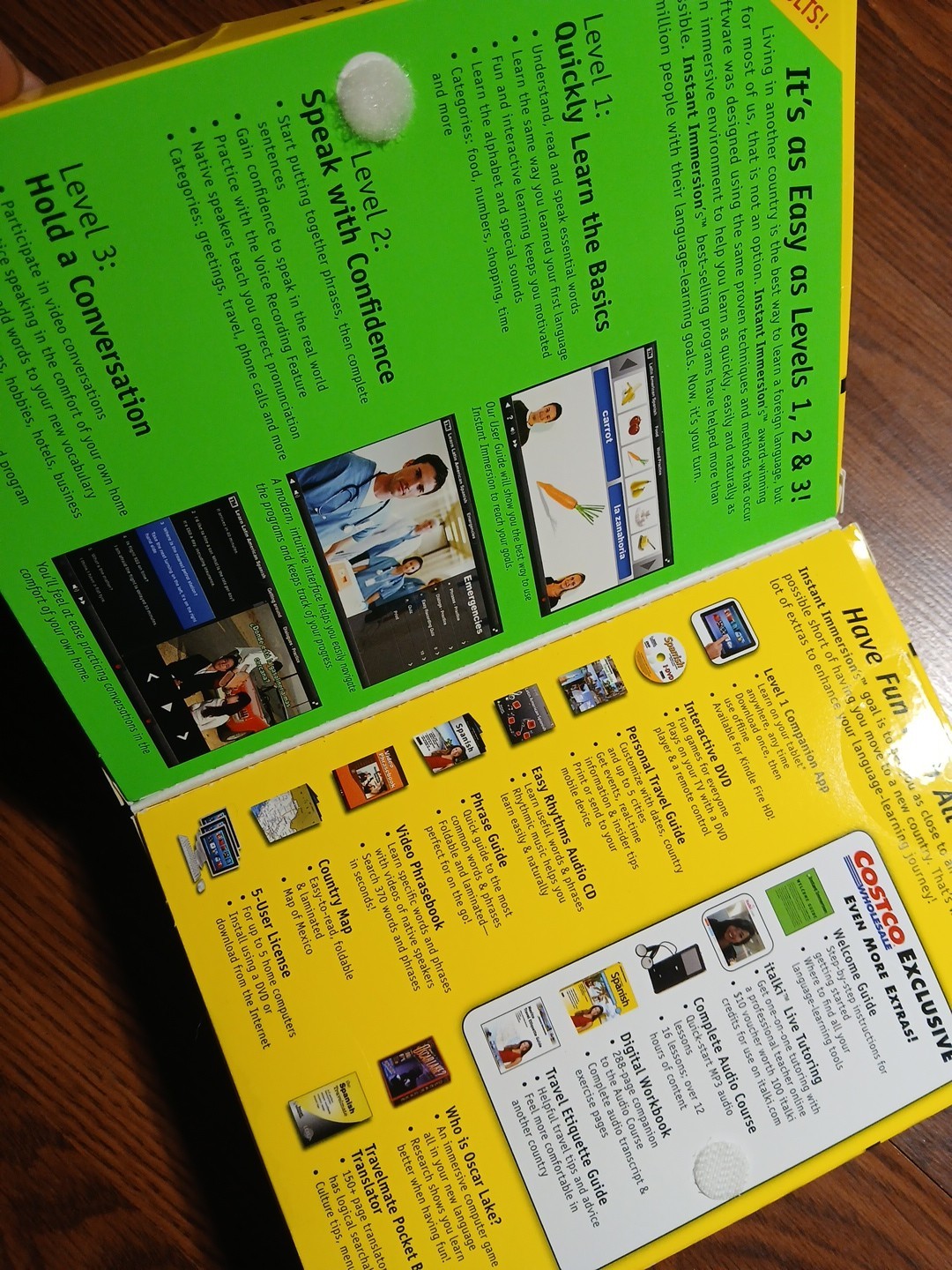 Instant Immersion Spanish Levels 1, 2, 3 • PC & MAC Learning Software