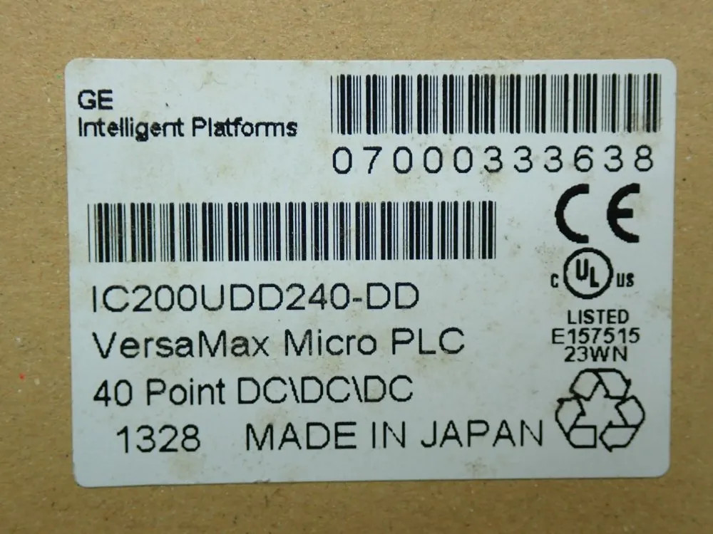GE IC200UDD240-DD VERSAMAX MICRO CONTROLLER 07251470149