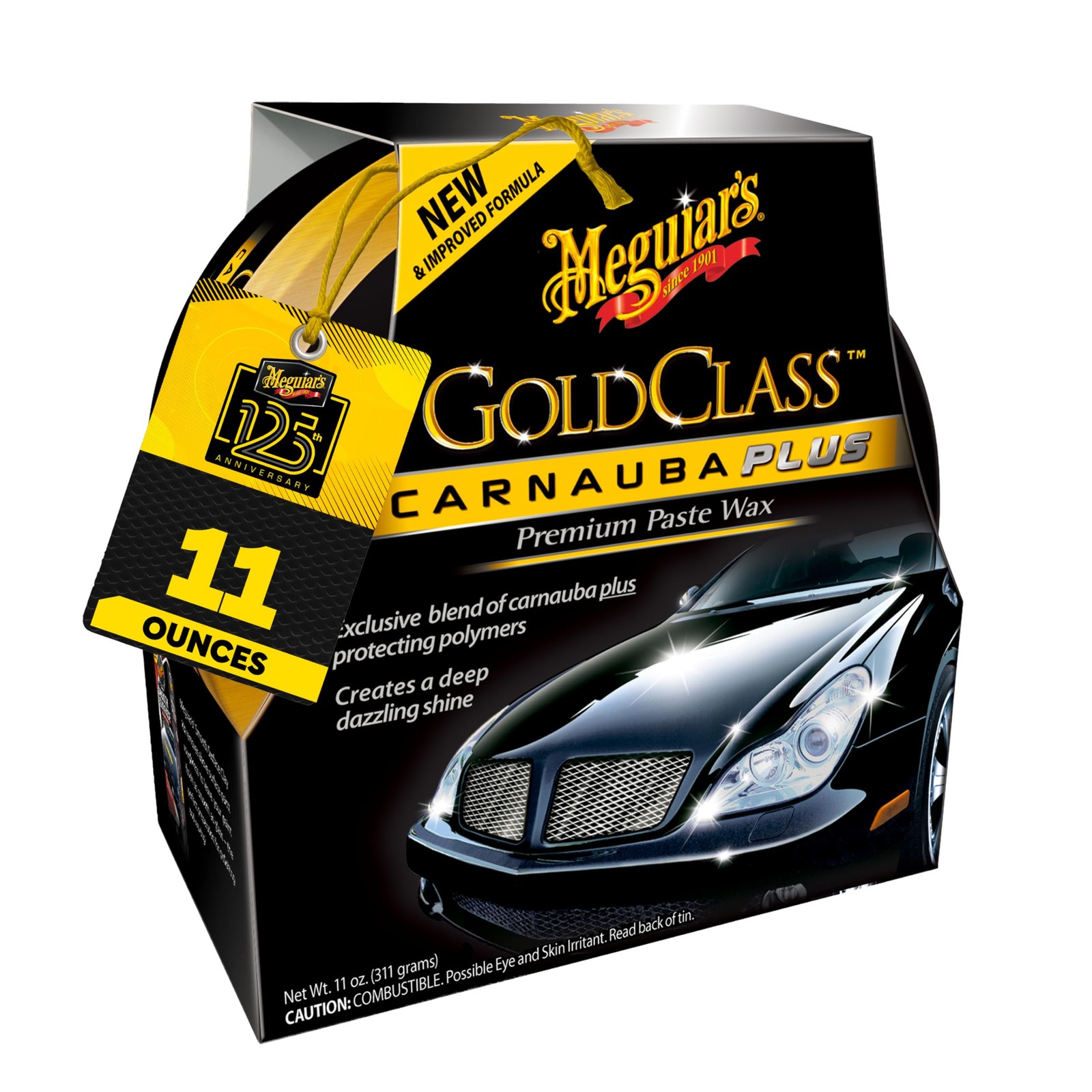 Meguiar's Gold Class Carnauba Plus Premium Paste 11 Ounce (Pack of 1),