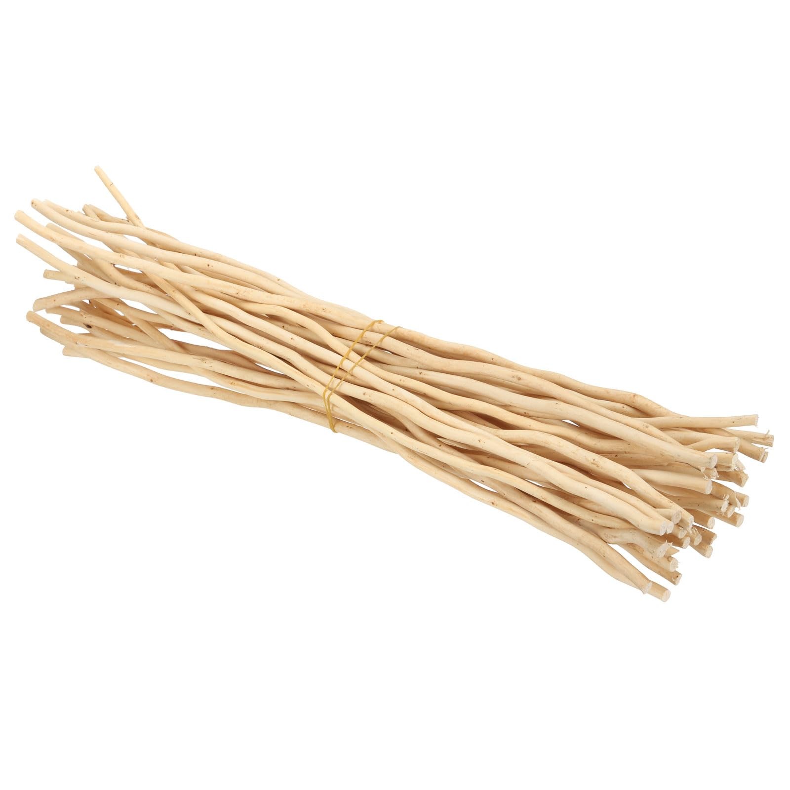 PATIKIL 36 Pcs 50cm Wood Log Sticks, Natural Wood Craft Sticks, Dried Wood Stick