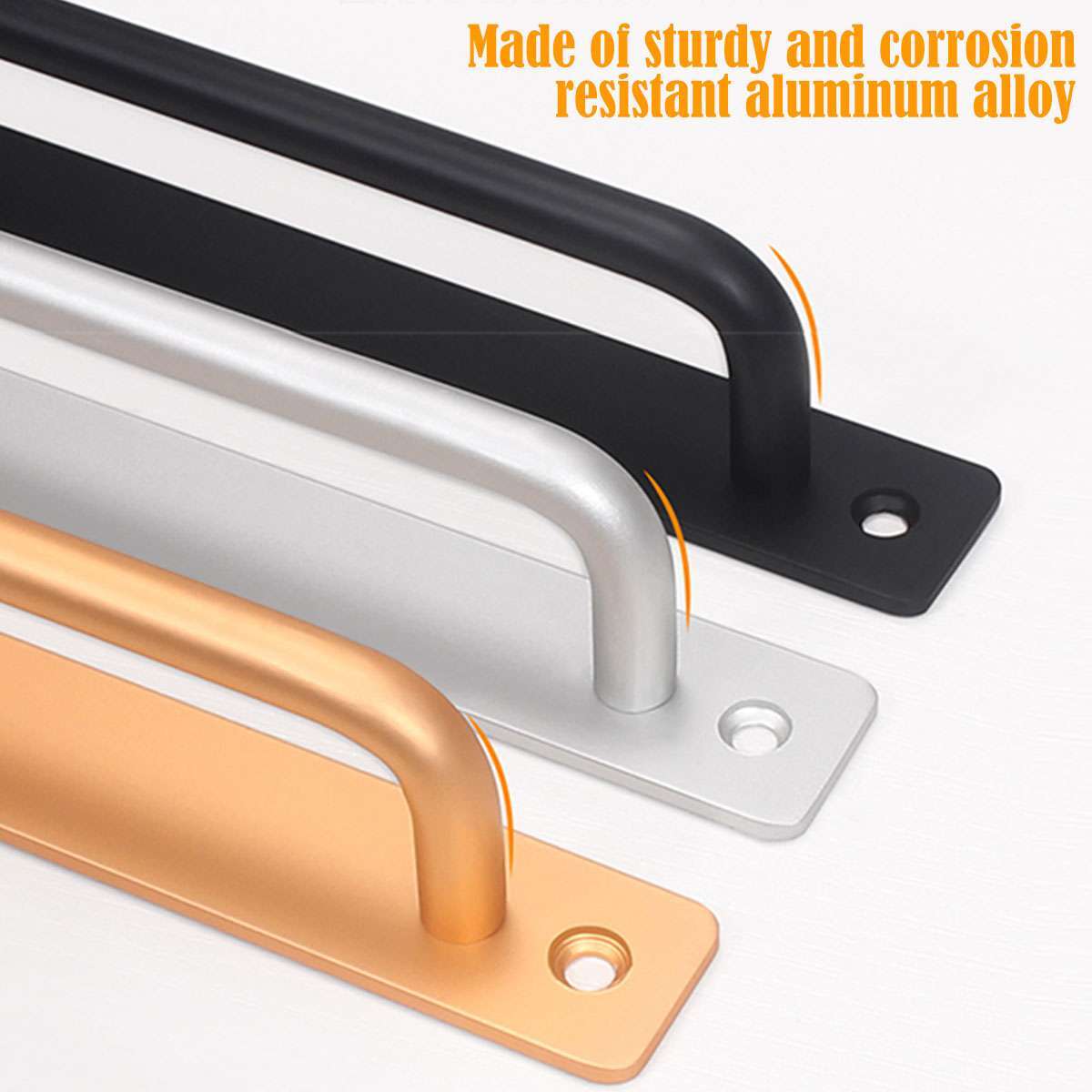 1/2/4 Heavy Duty Alloy Sliding Barn Door Handle Pull Flush Hardware Drawer Pulls
