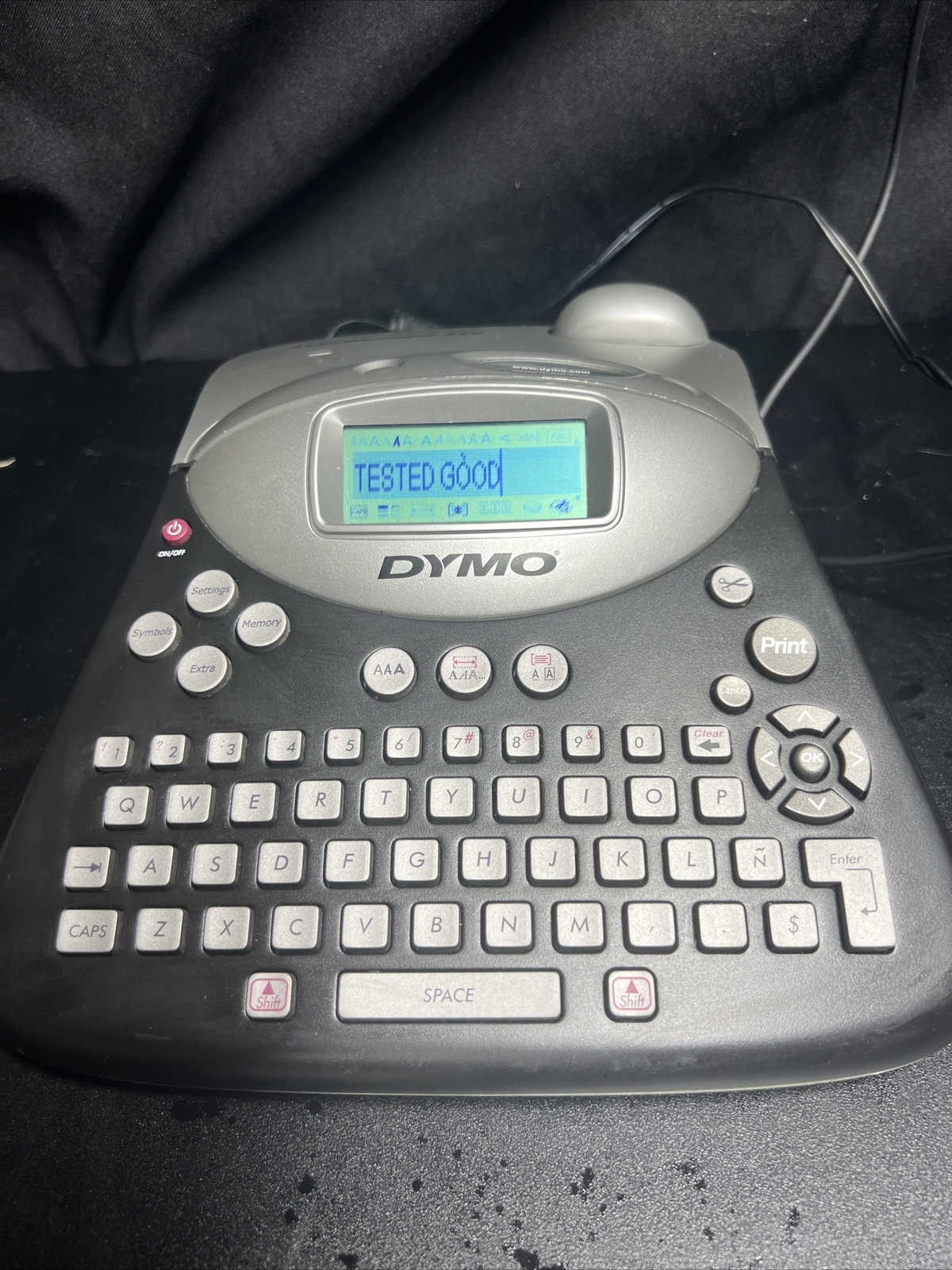 DYMO ExecuLabel LM350 Label Maker Portable Tag Printer Home/ AC Adapter
