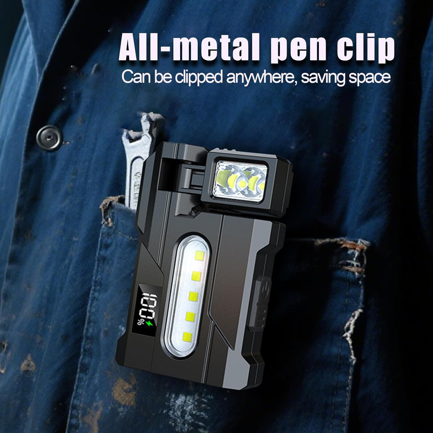 G5 Flashlight,Ultra-Compact 800 Lumens Rechargeable EDC Flashlight, Powerful LED