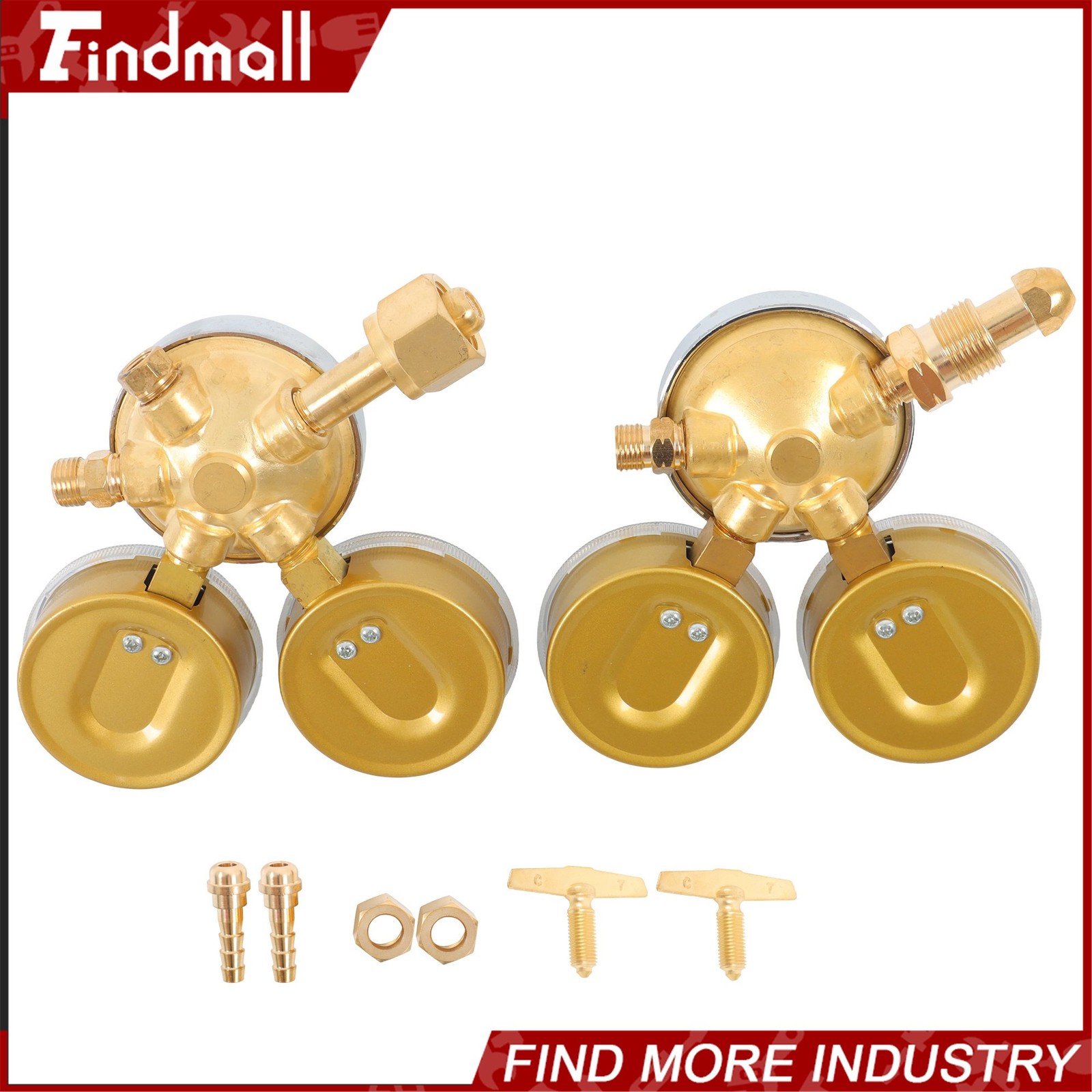 Acetylene Oxygen Gas Welding Regulator Pressure Gauge Fit Solid Brass Set
