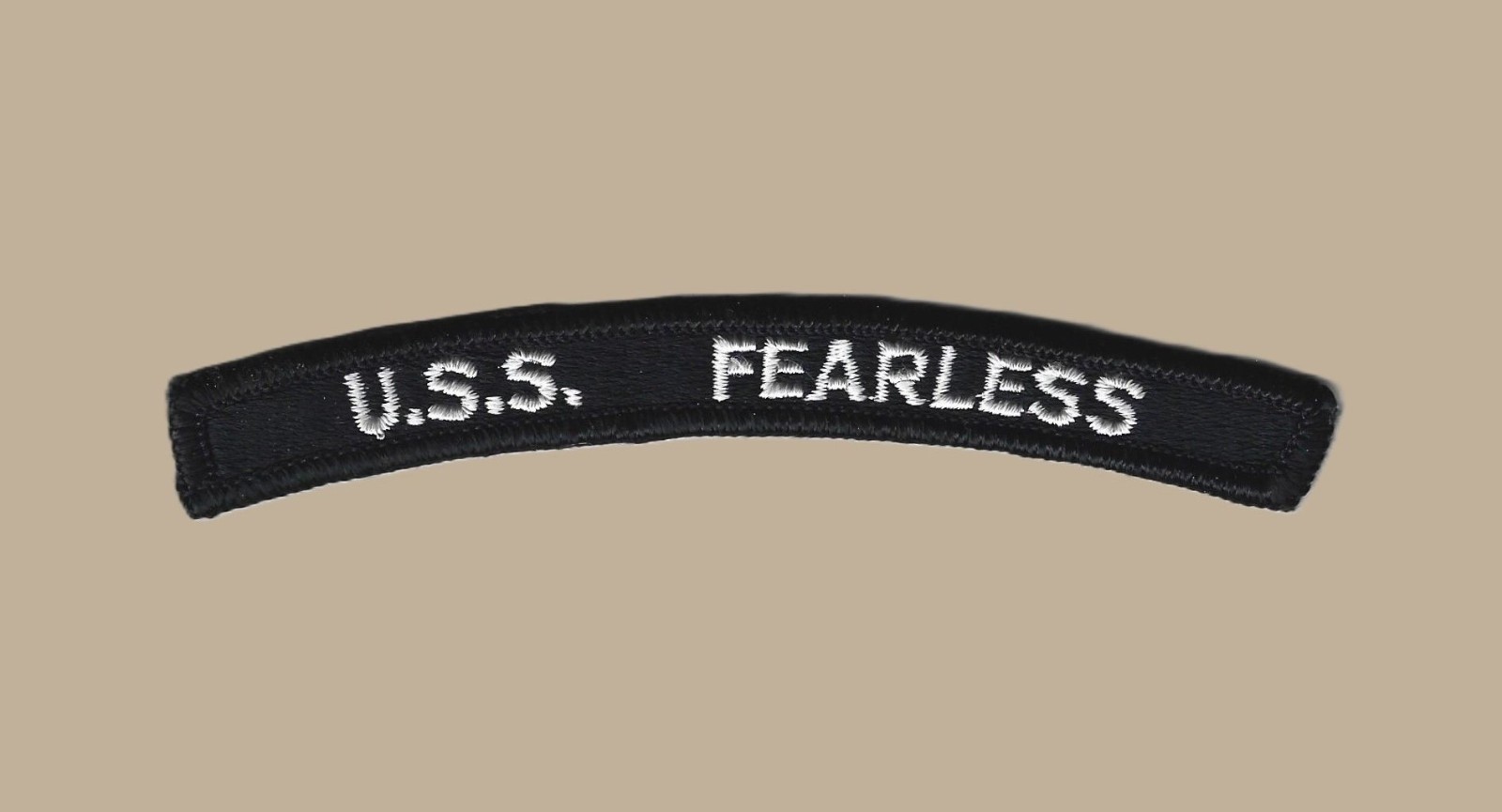 US Navy MSO-442 USS Fearless Minesweeper Ship UIM Shoulder Rocker (01)