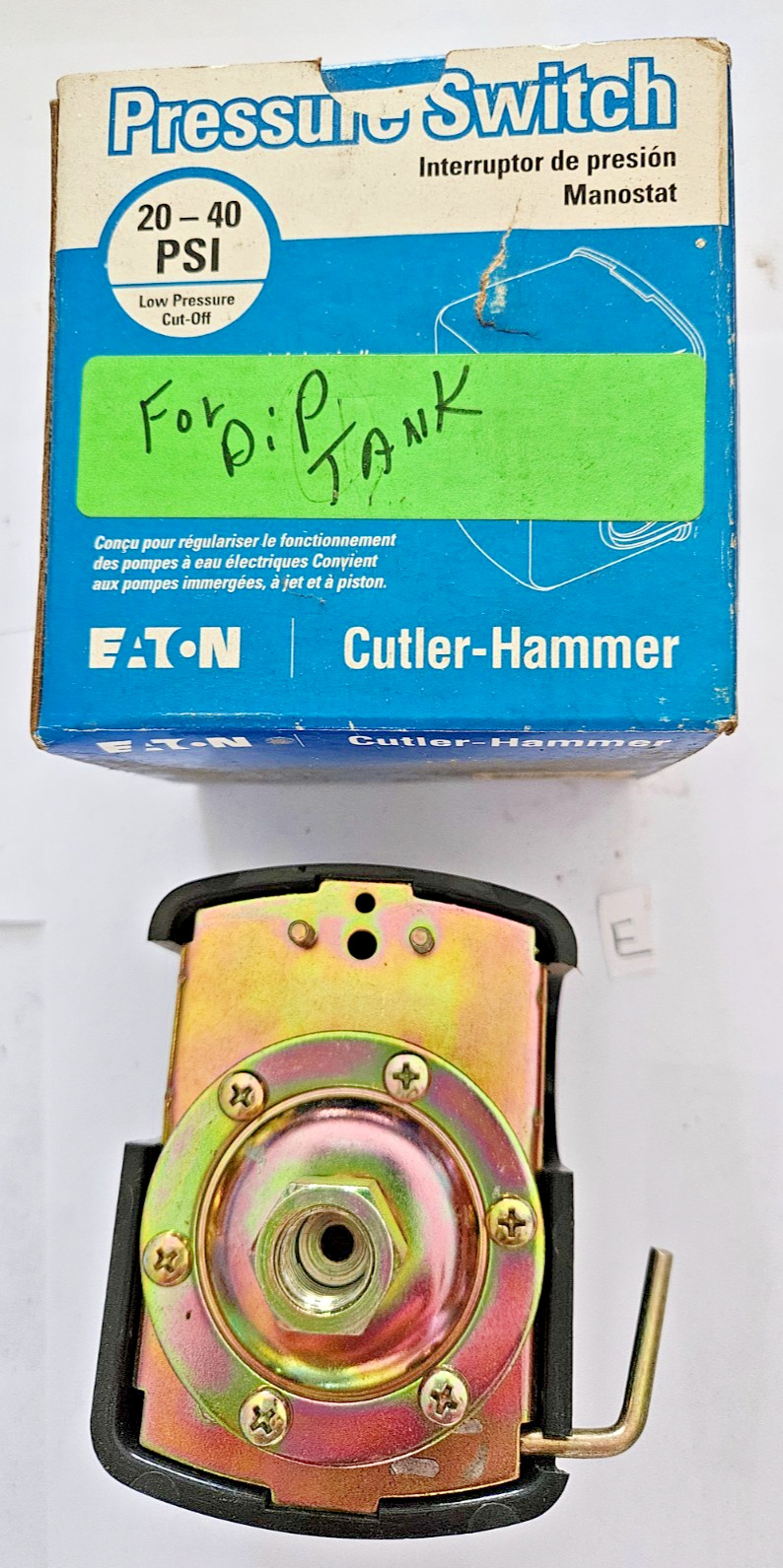 EATON Cutler-Hammer CHWPS2040DL Pressure Switch 20-40 PSI