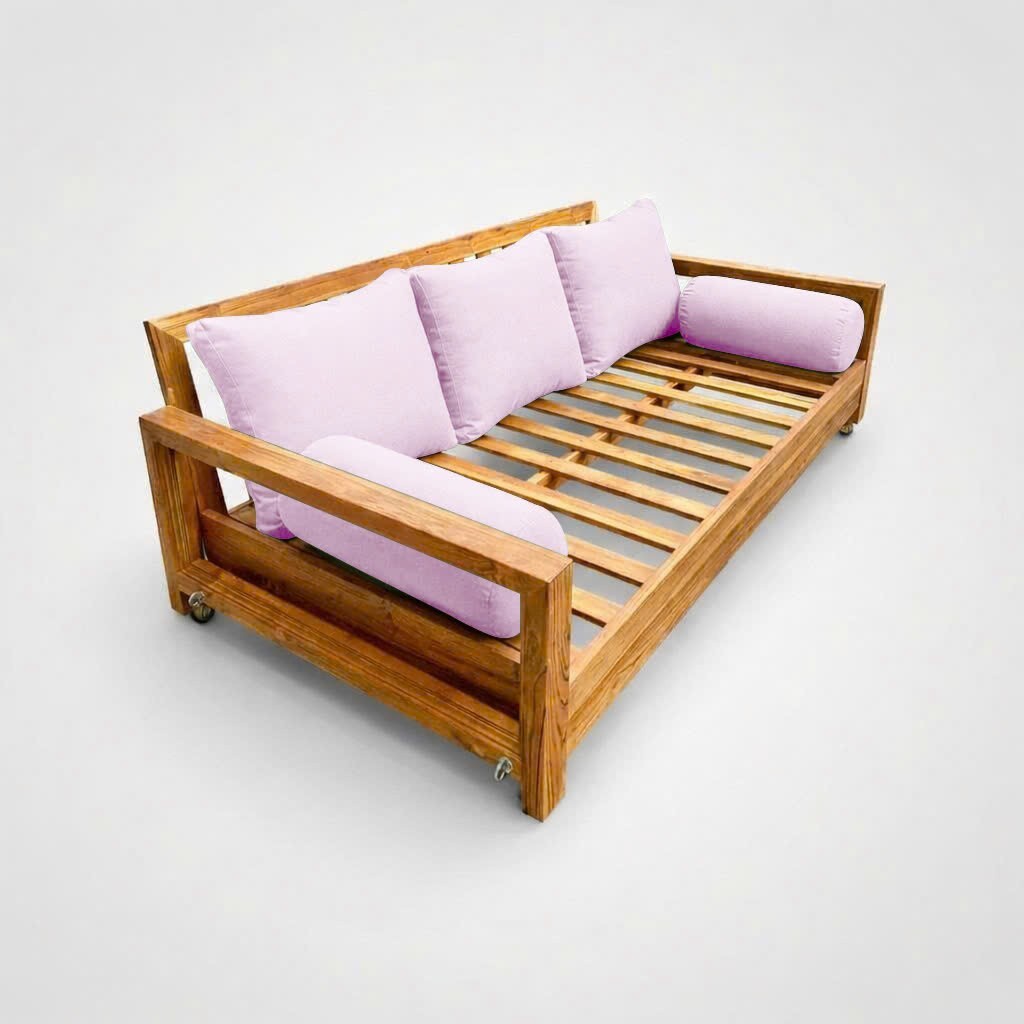 |COVER ONLY| STYLE 3 Twin Bolster Pillow Daybed Porch Swing Knife Edge AD107