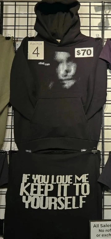 Ethel Cain Merch The Willoughby Tucker Forever Tour 2026 Reprint Hoodie