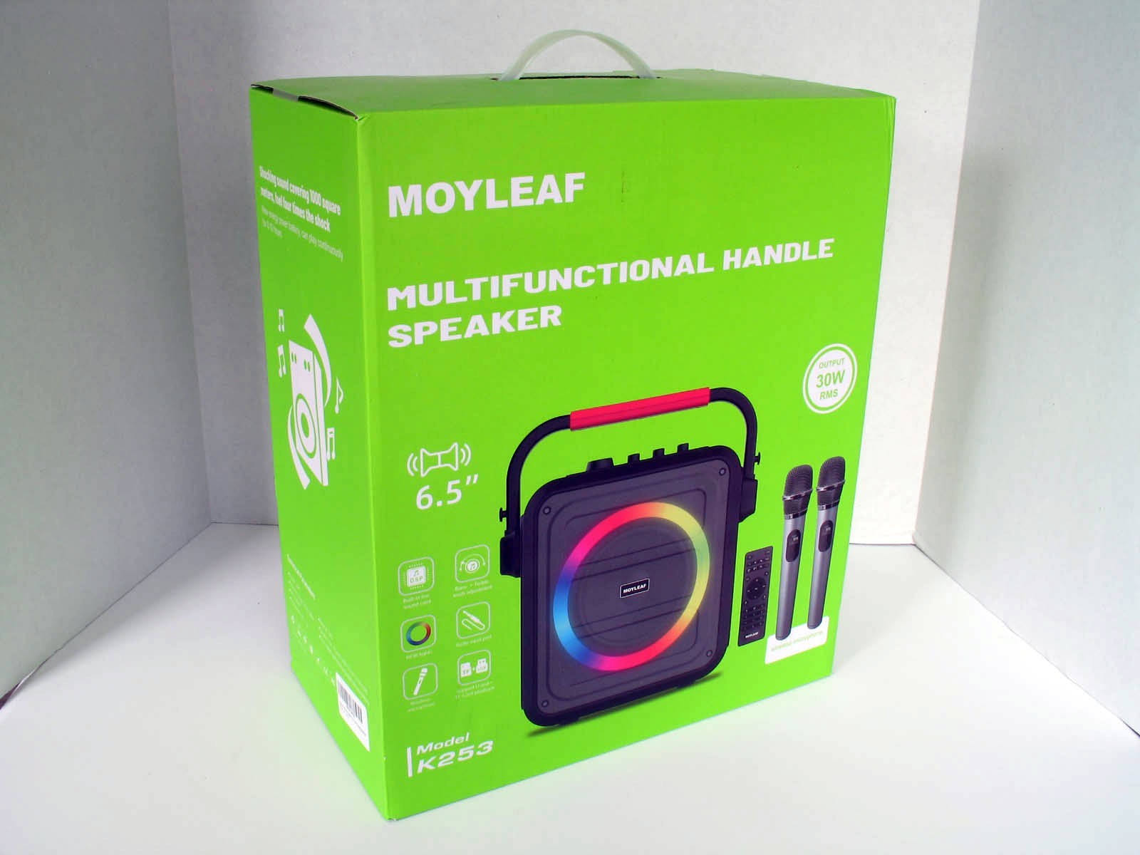 Moyleaf K253 Portable Karaoke System - NEW, SEALED!!