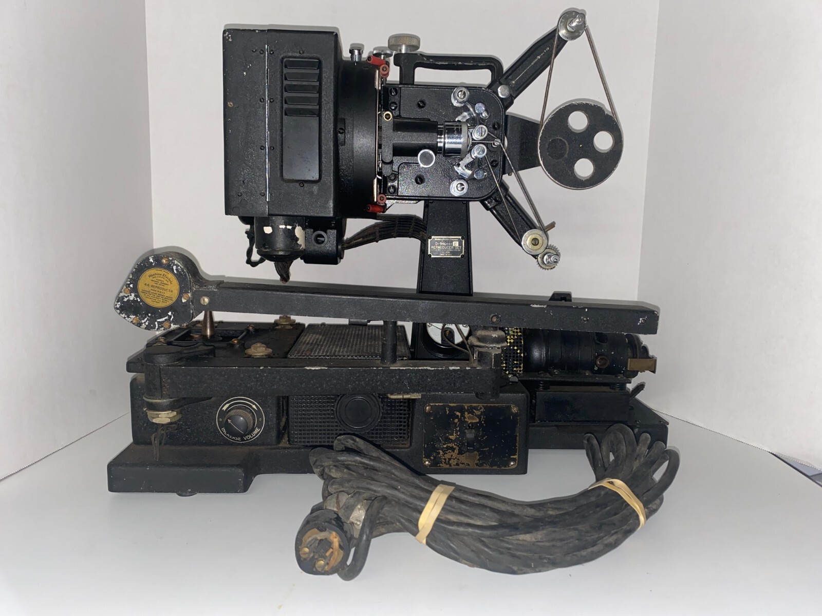 Antique Western Electric Reproducer Set Vintage Film Projector