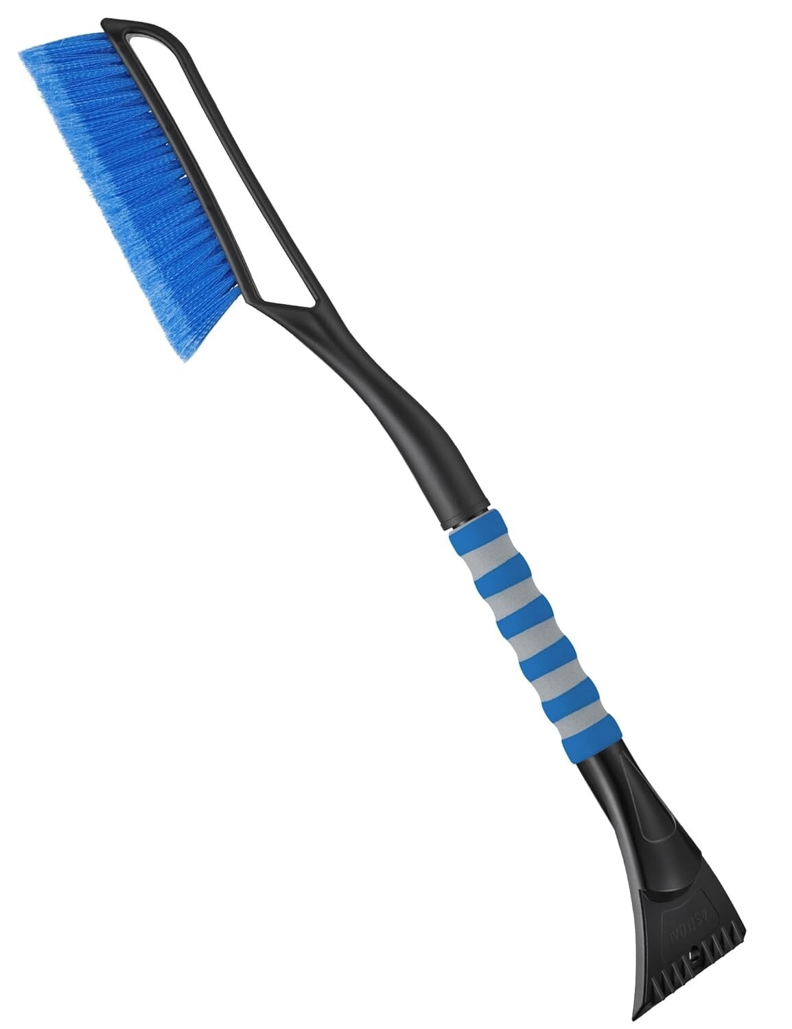 New 27'' Snow Brush & Ice Scraper | Detachable, Foam Grip for Cars & SUVs