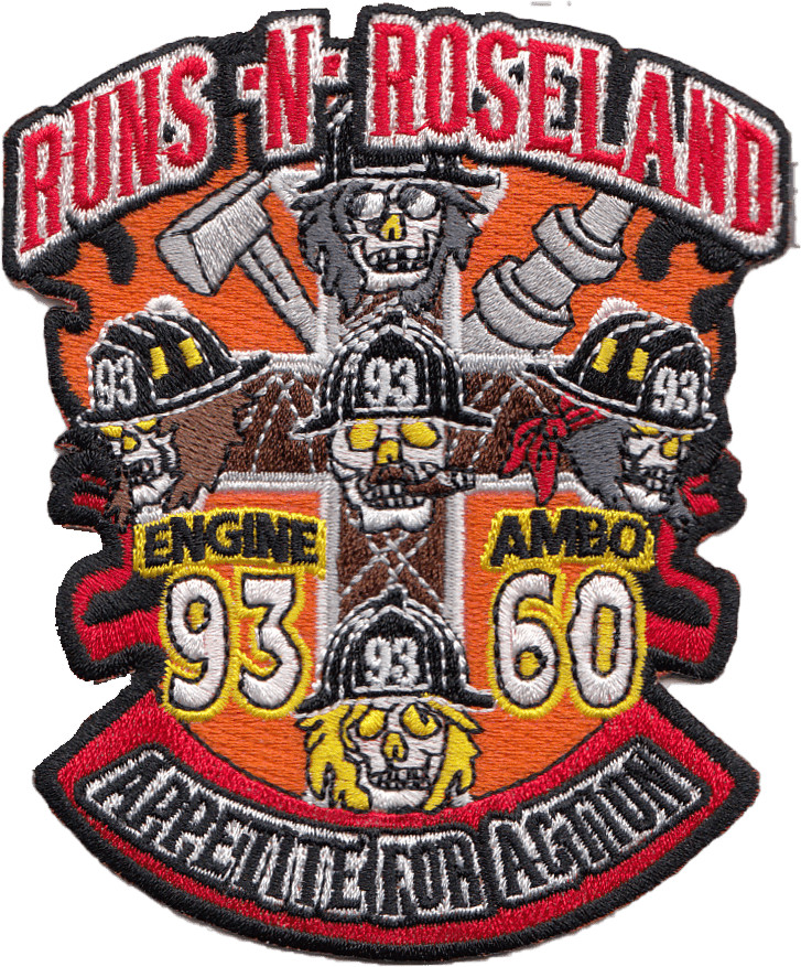 CHICAGO FIRE DEPARTMENT HOUSE PATCH: Engine 93 / Ambulance 60, Runs -N- Roseland