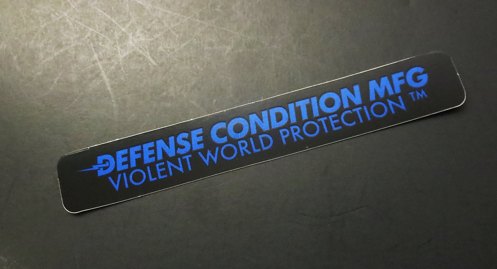 DEFCON GROUP VIOLENT WORLD PROTECTION STICKER DEFENSE CONDITION VANS SYNDICATE