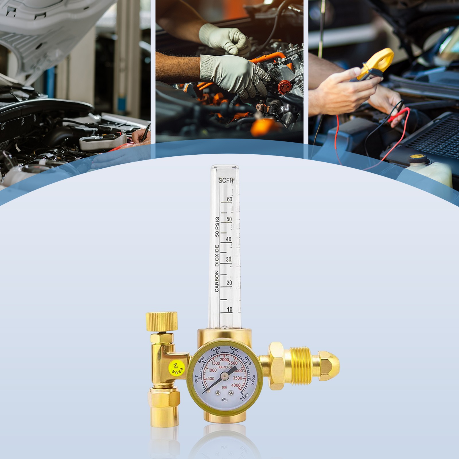 Argon CO? Regulator, Welding Gas Regulator, MIG and TIG Welding Regulator