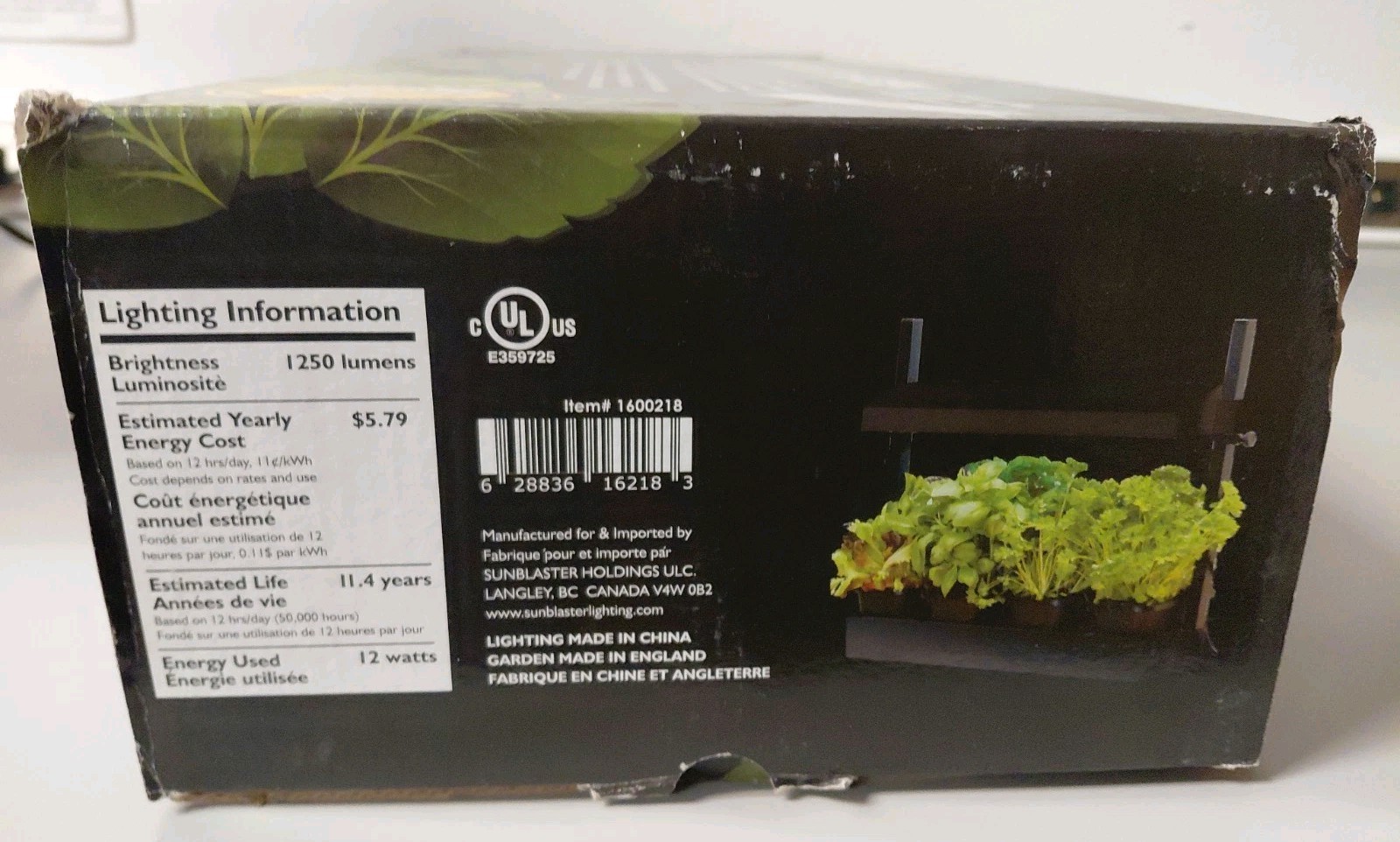 Sun Blaster Growlight Garden LED Micro Garden