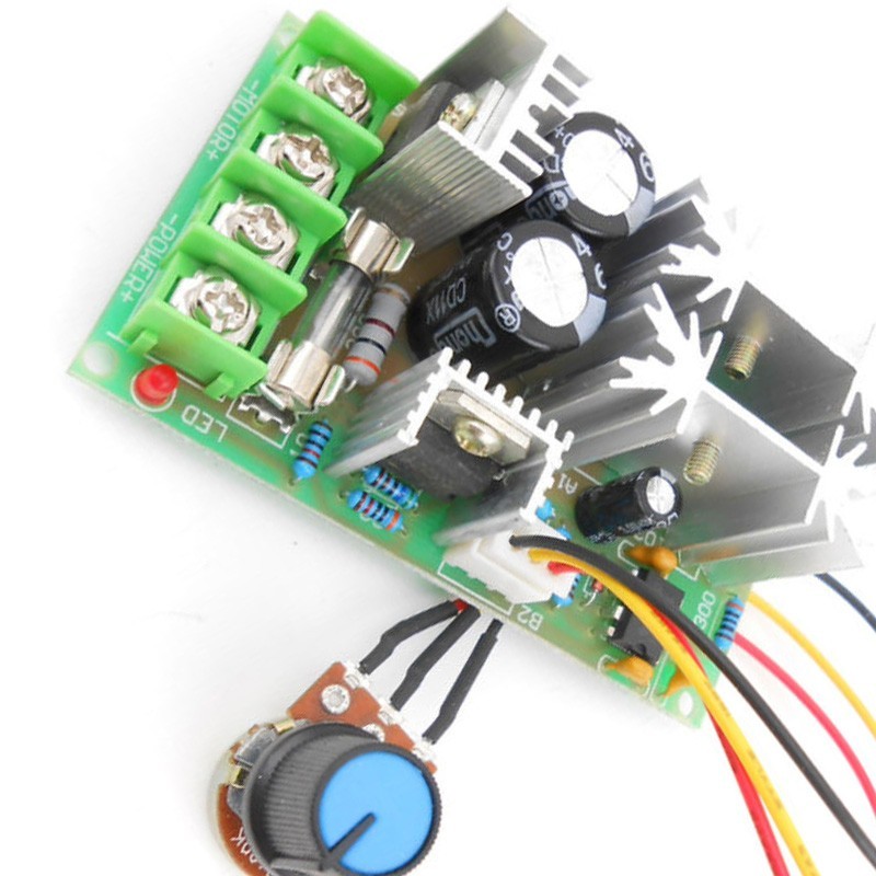 Knob Switch DC Motor Speed Controller DC10-60V Components Power Part Electrical