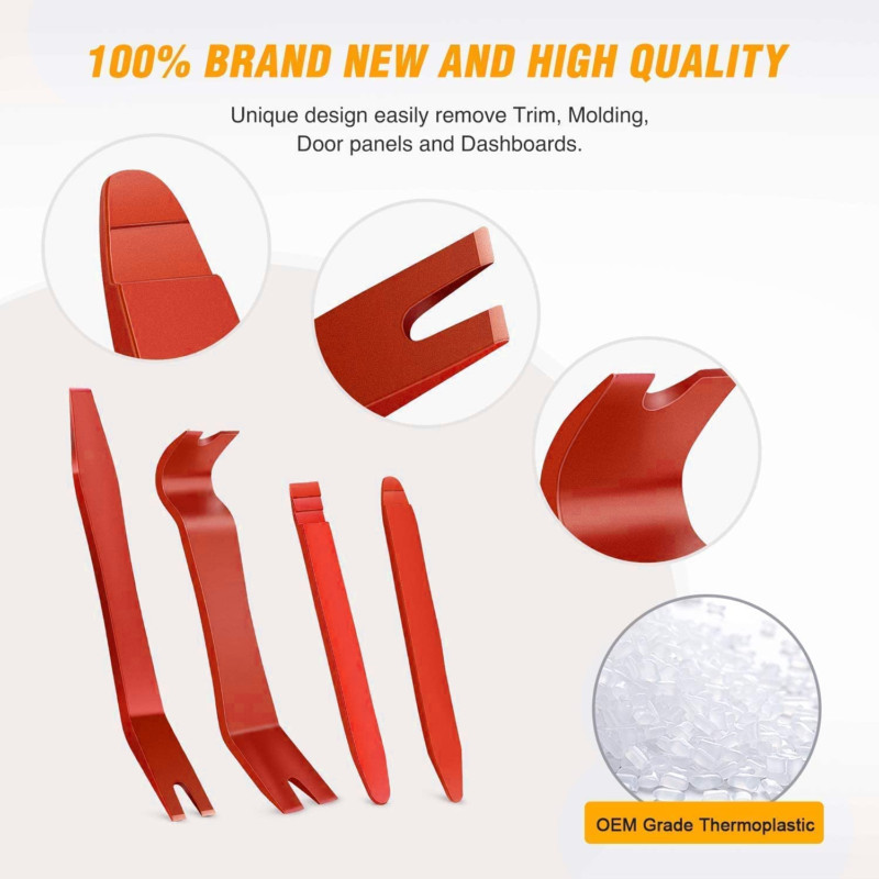 5 PCS Nylon Auto Trim Removal Tool Kit No-Scratch Removal Tool Kit for Car Panel