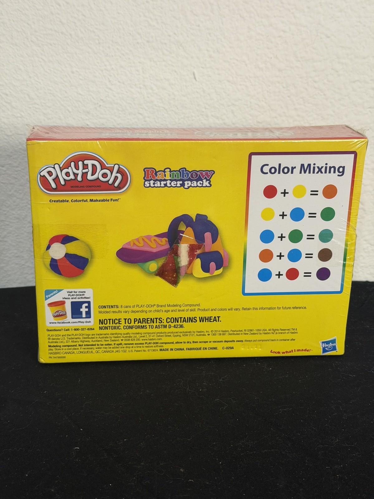 Play-Doh 8-Pack Set Non-Toxic Color Modeling Compound Rainbow Starter Kit - NEW
