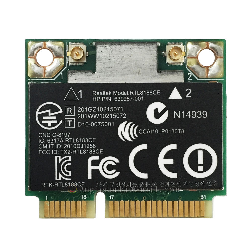 HP 640926-001 4431S 4436S 4430S 4230S Realtek RTL8188CE Pcie Wireless Wifi Card