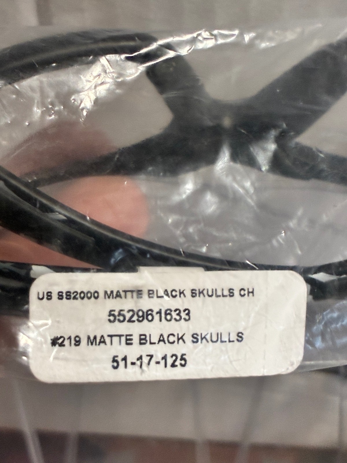Matte Black Skulls Sunglasses Frame - New Without Tags