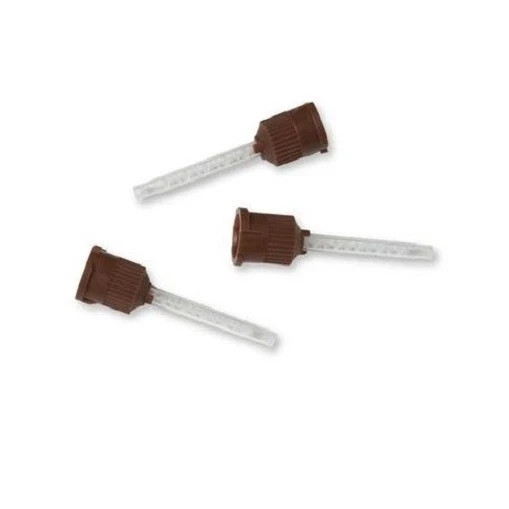 100 pcs Pack of BROWN Mixing Tips for Core Buildup Material