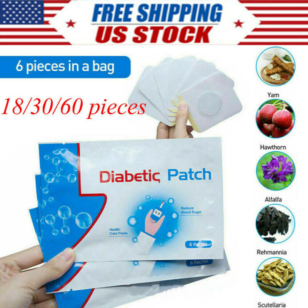 Diabetic Patch Stabilizes Blood Sugar Balance Glucose Herbal Diabetes Plaster