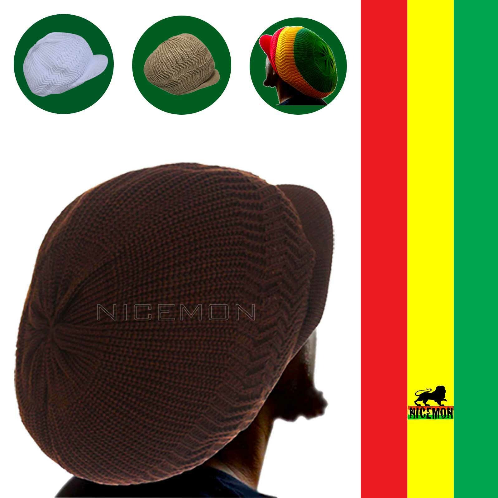 Jamaica Rastafarian Hats Dreads Cap Hat Dreadlock Ravelry Reggae Rasta Hat M/L