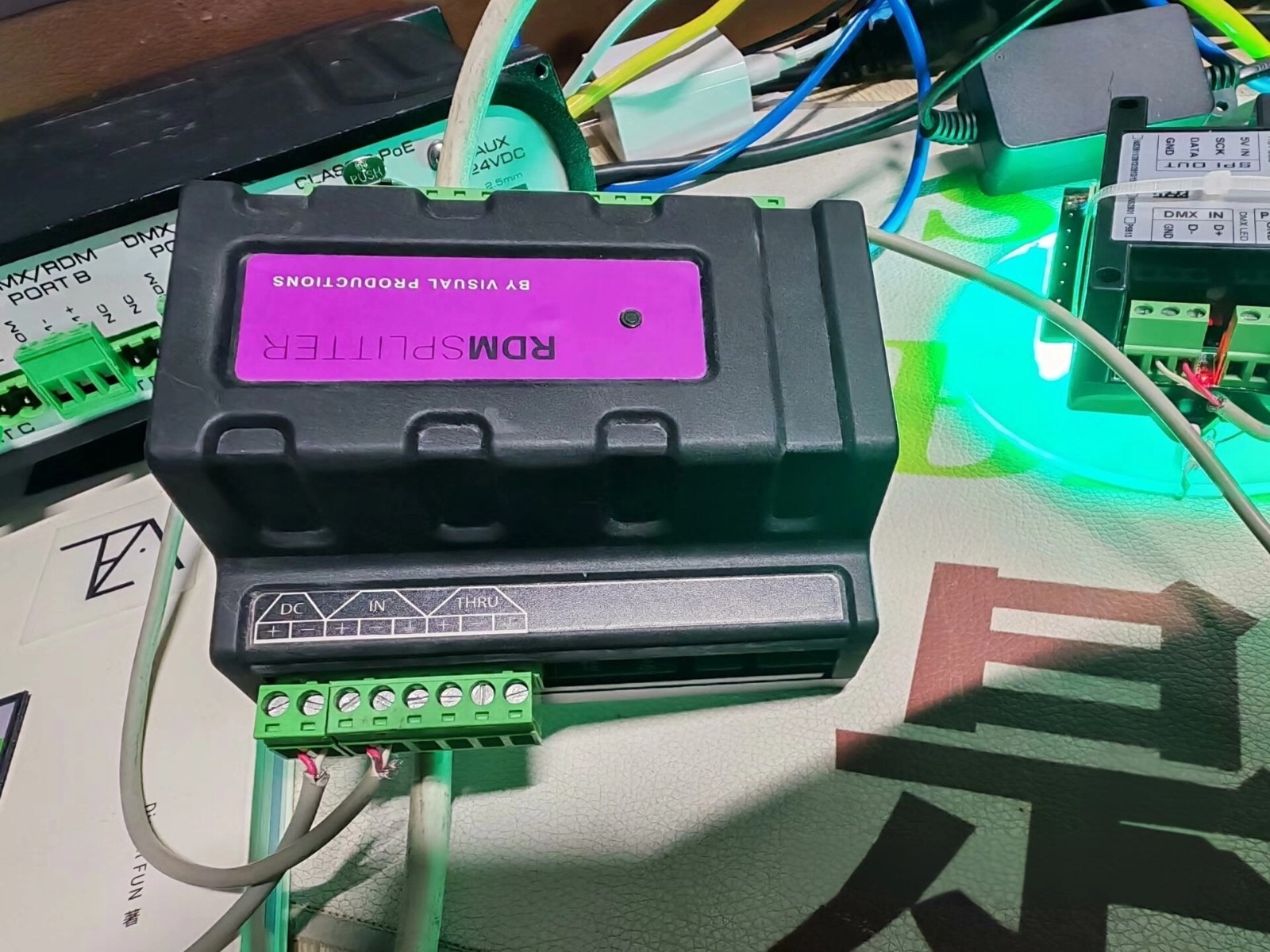 Visual productions RDM Splitter DMX IN1 OUT 6 DMX512