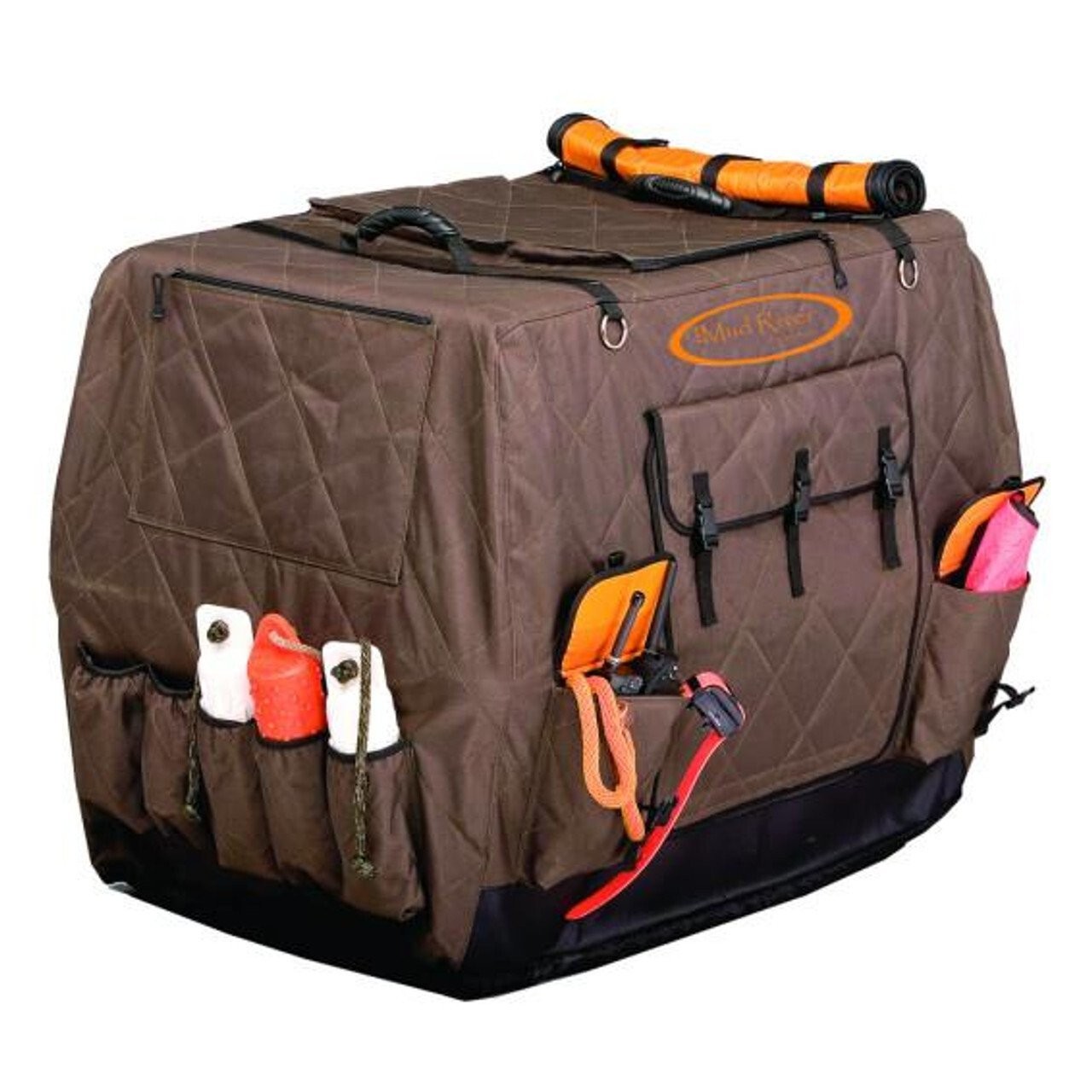Mud River Dixie XLarge Insulated Utility Kennel Cover For Dakota Brown - MRM1616