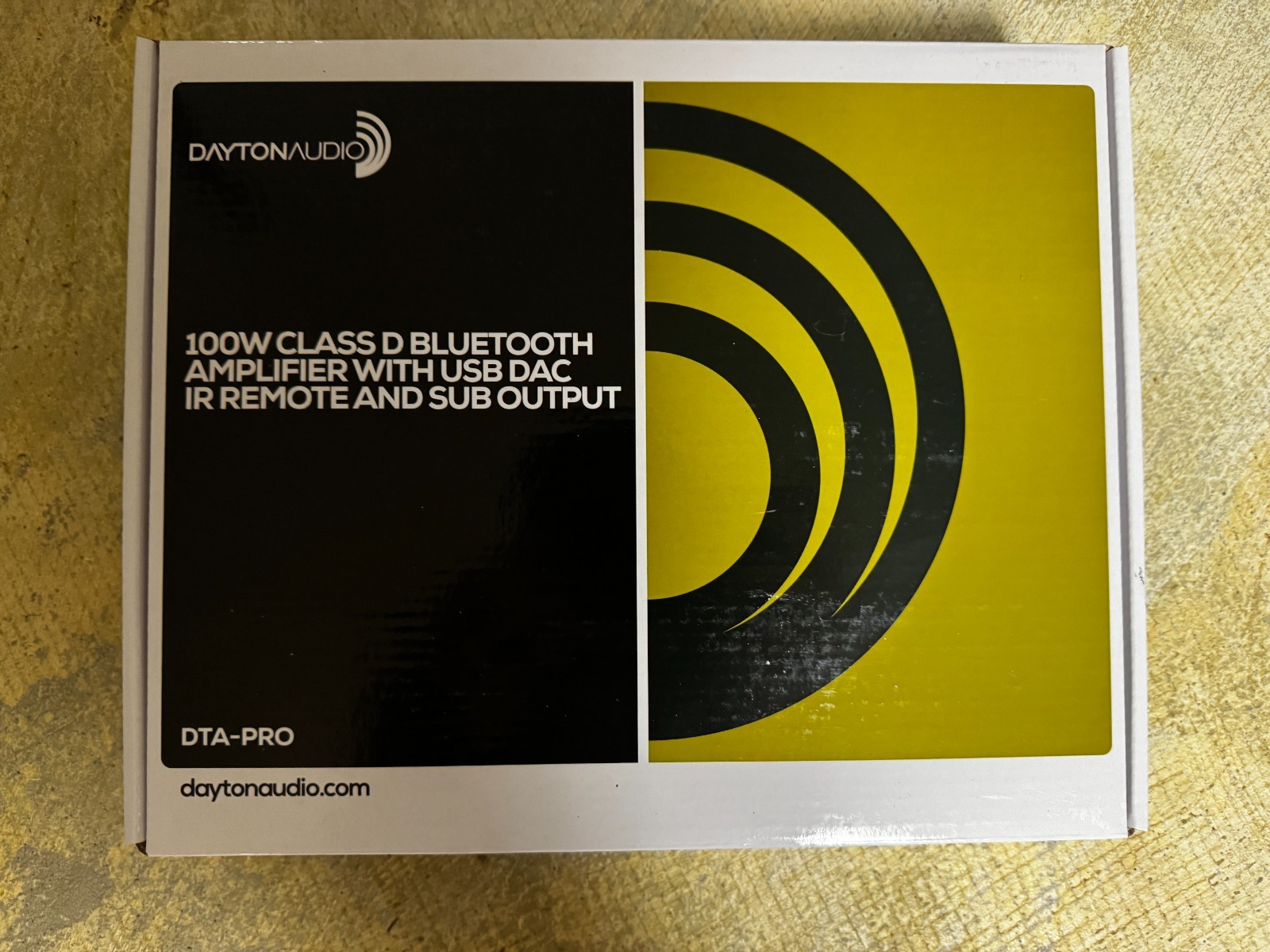 Dayton Audio DTA-2.1BT2 100W 2.1 Bluetooth Amp NEW – Wrong Box (Not DTA-PRO)