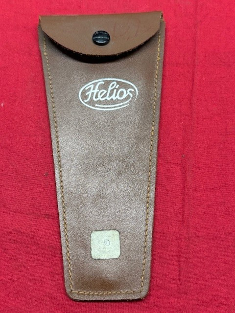 Helios Leather Case for Caliper,  8" Long Vintage!