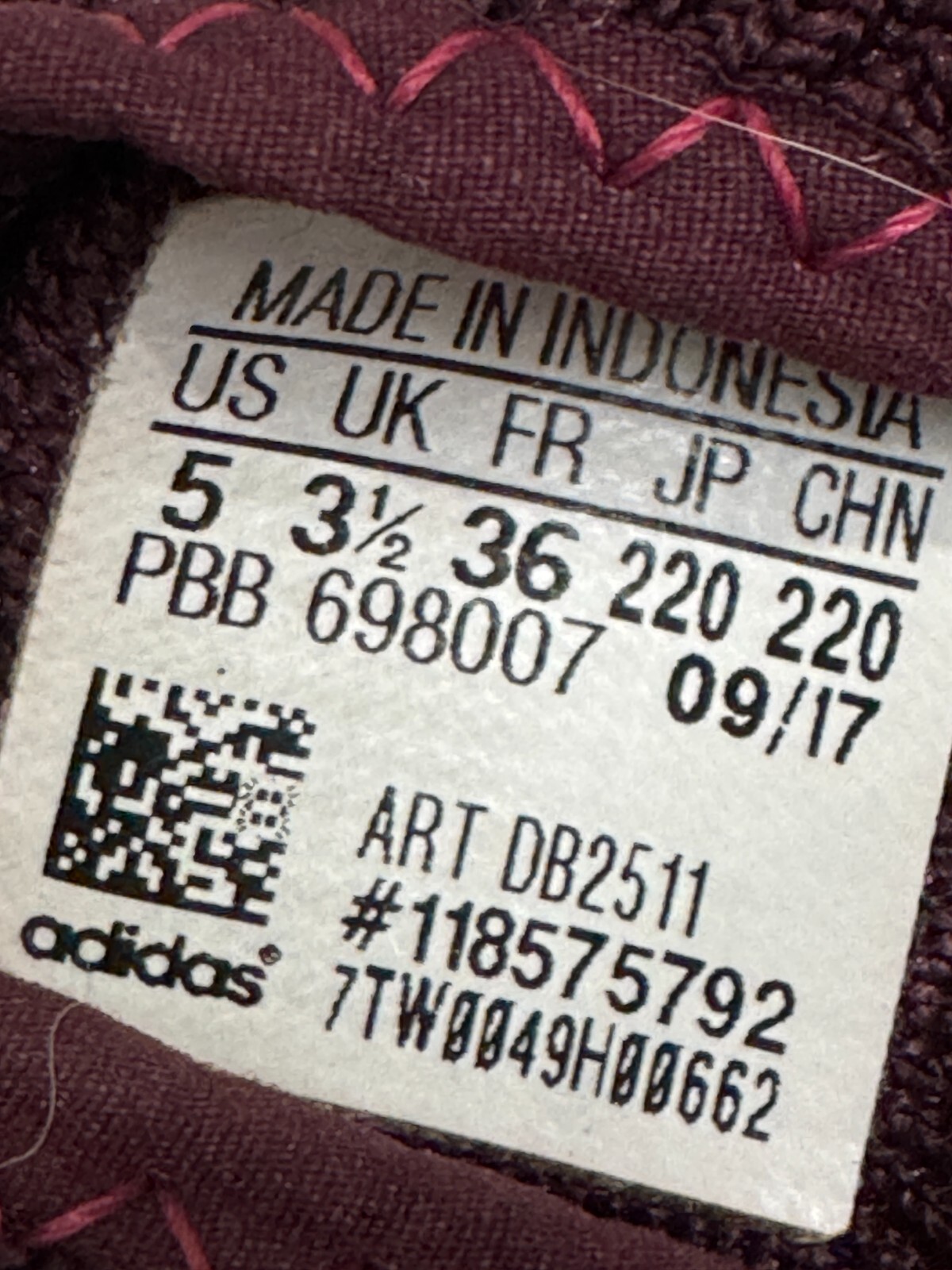 Adidas Predator 18.3 FG W Soccer Shoes Size 5 Maroon