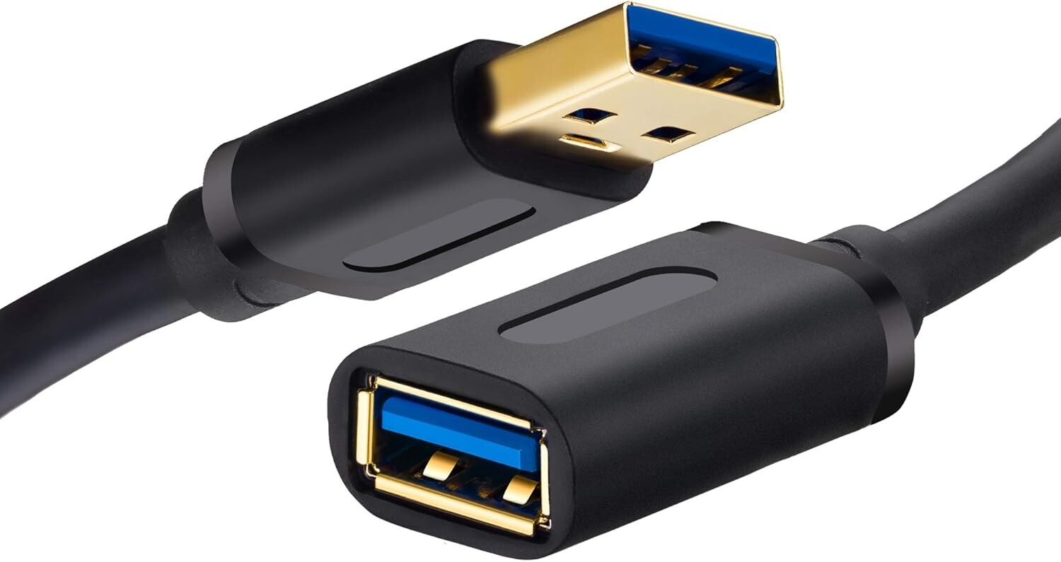 USB 3.0 Extension Cable 3 ft or 20Ft USB 3.0 High Speed Extender Cord Type A M