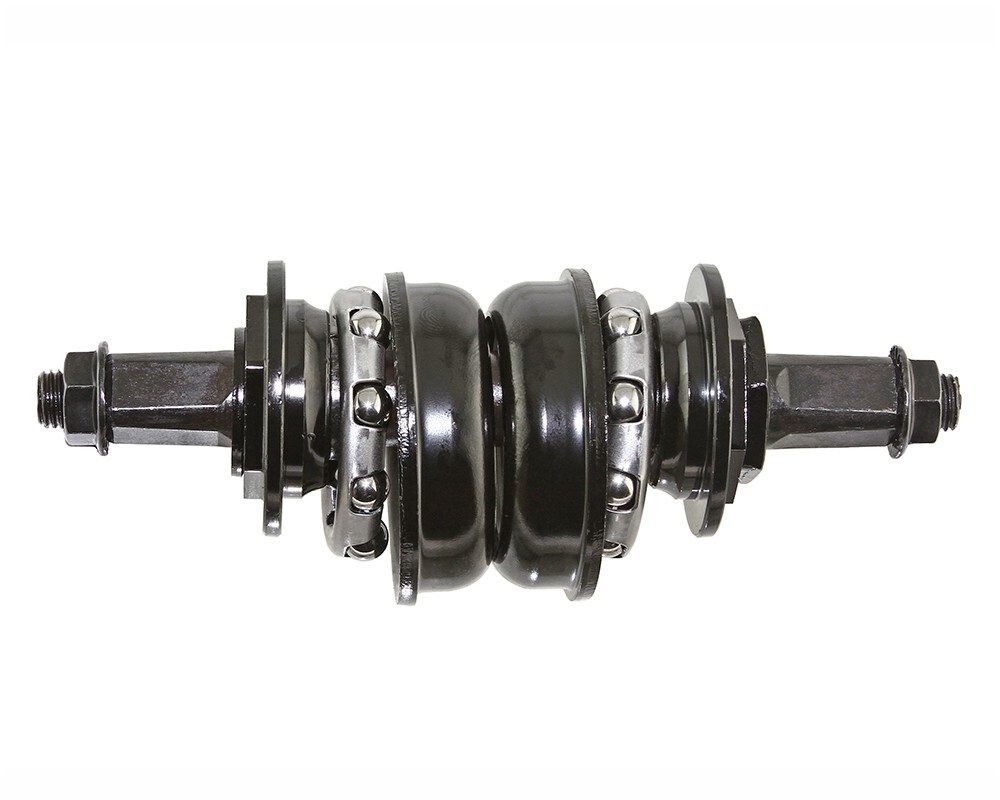 128mm Alta Bicycle Conversion Kit Crank Set Black Bottom Bracket Kit Cruiser BB.