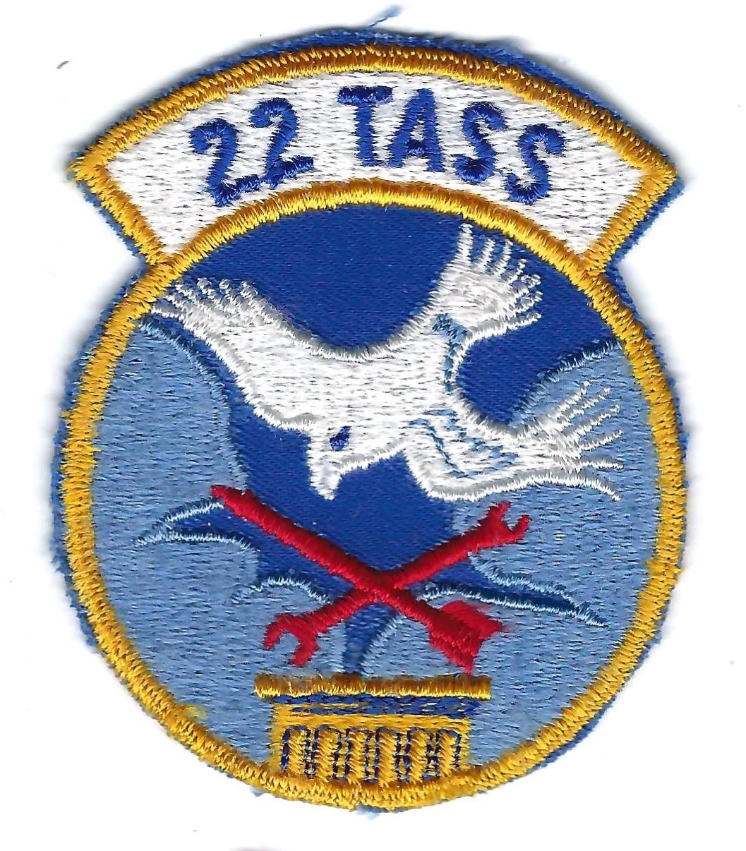 PATCH USAF 22ND TASS TACTICAL  AIR SUPPORT SQ WHEELER AFB HAWAII    JT-50
