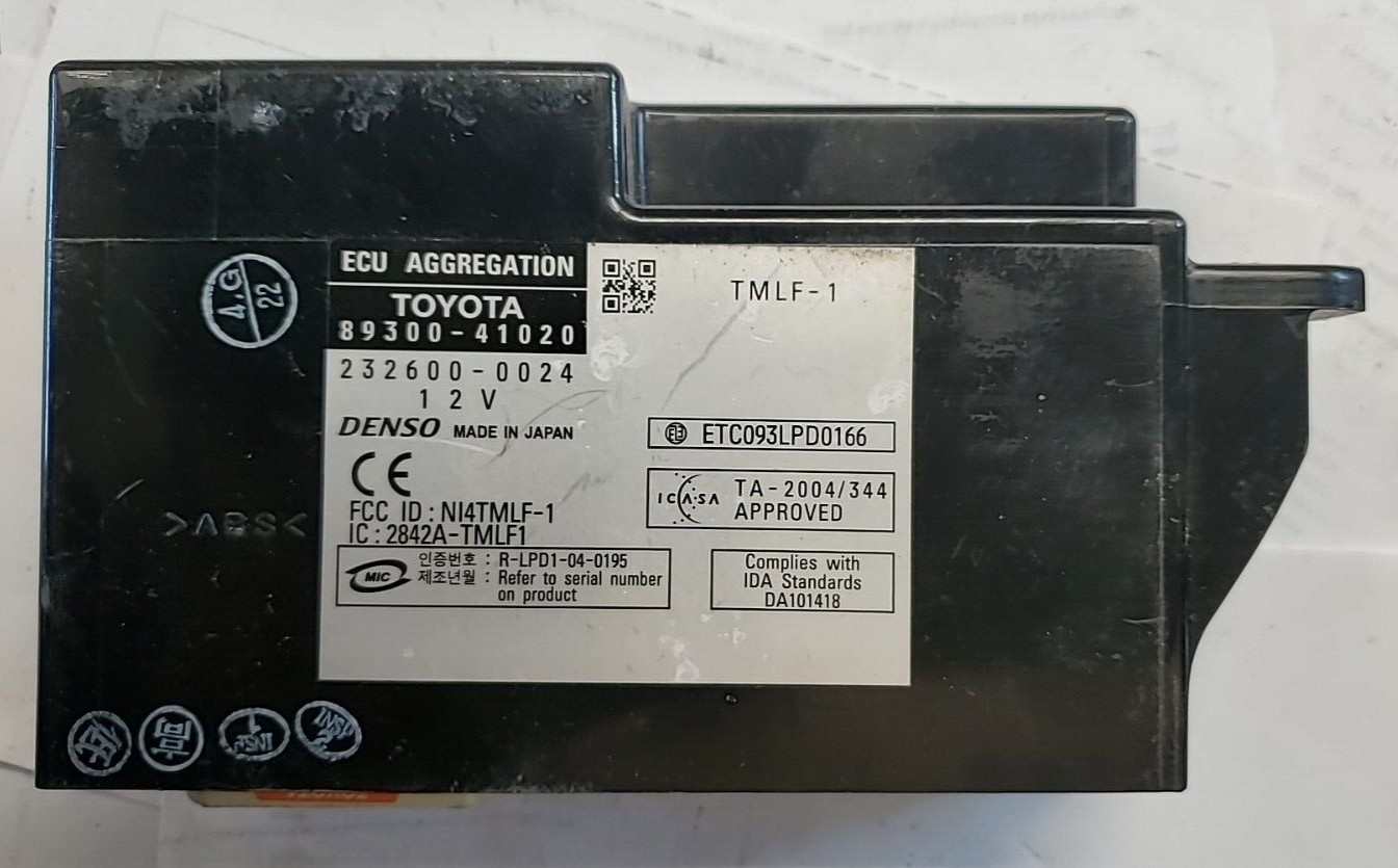 89300-41020 Toyota Avalon 2005-2010 network gateway module