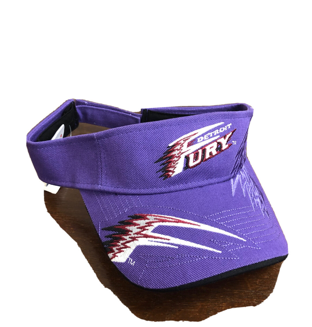 Detroit Fury Vintage Arena Football League Visor Hat  Adjustable