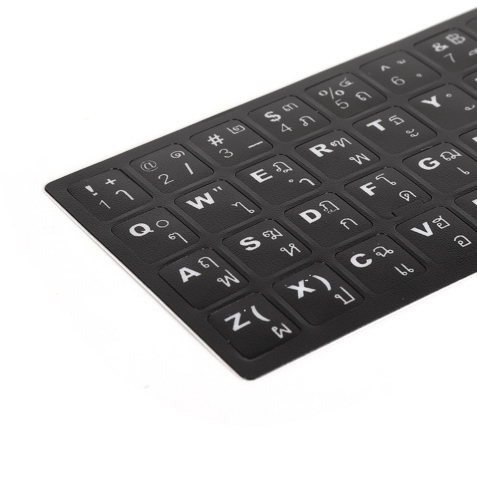 Thai Keyboard Sticker Replacement Keyboard Sticker For Desktop Computer Lapt NEW