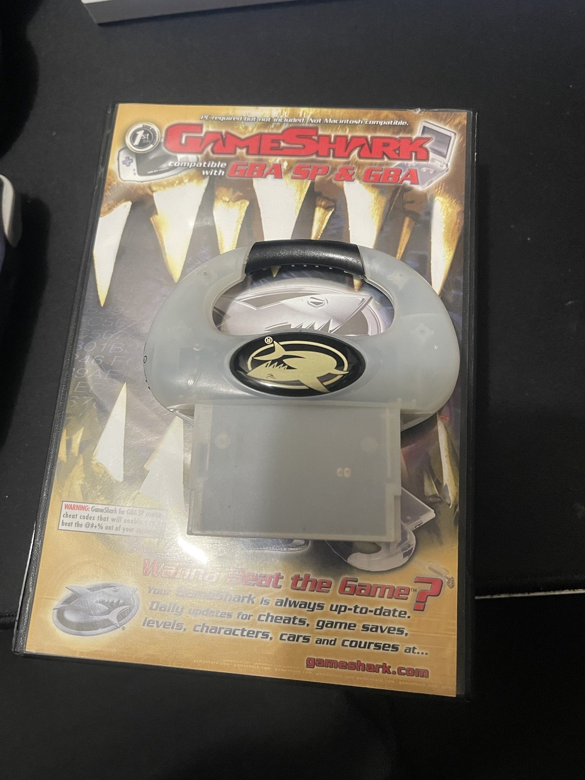 Gameshark Mad Catz Xploder SP Cheat Cartridge for GBA & GBA SP Clear/Black