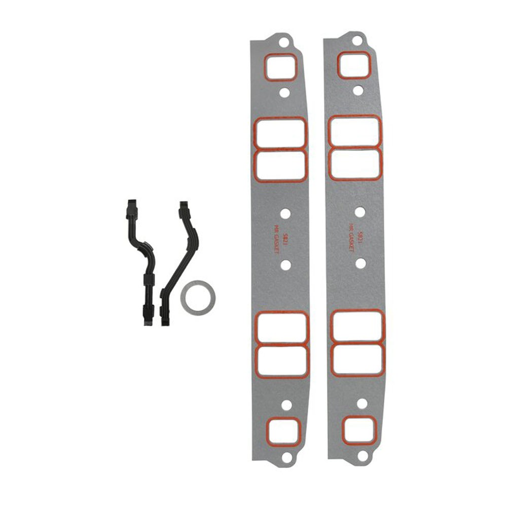 Mr Gasket Intake Manifold Gasket Set 5821; Ultra-Seal 2.13 x 1.25 in. for SBC