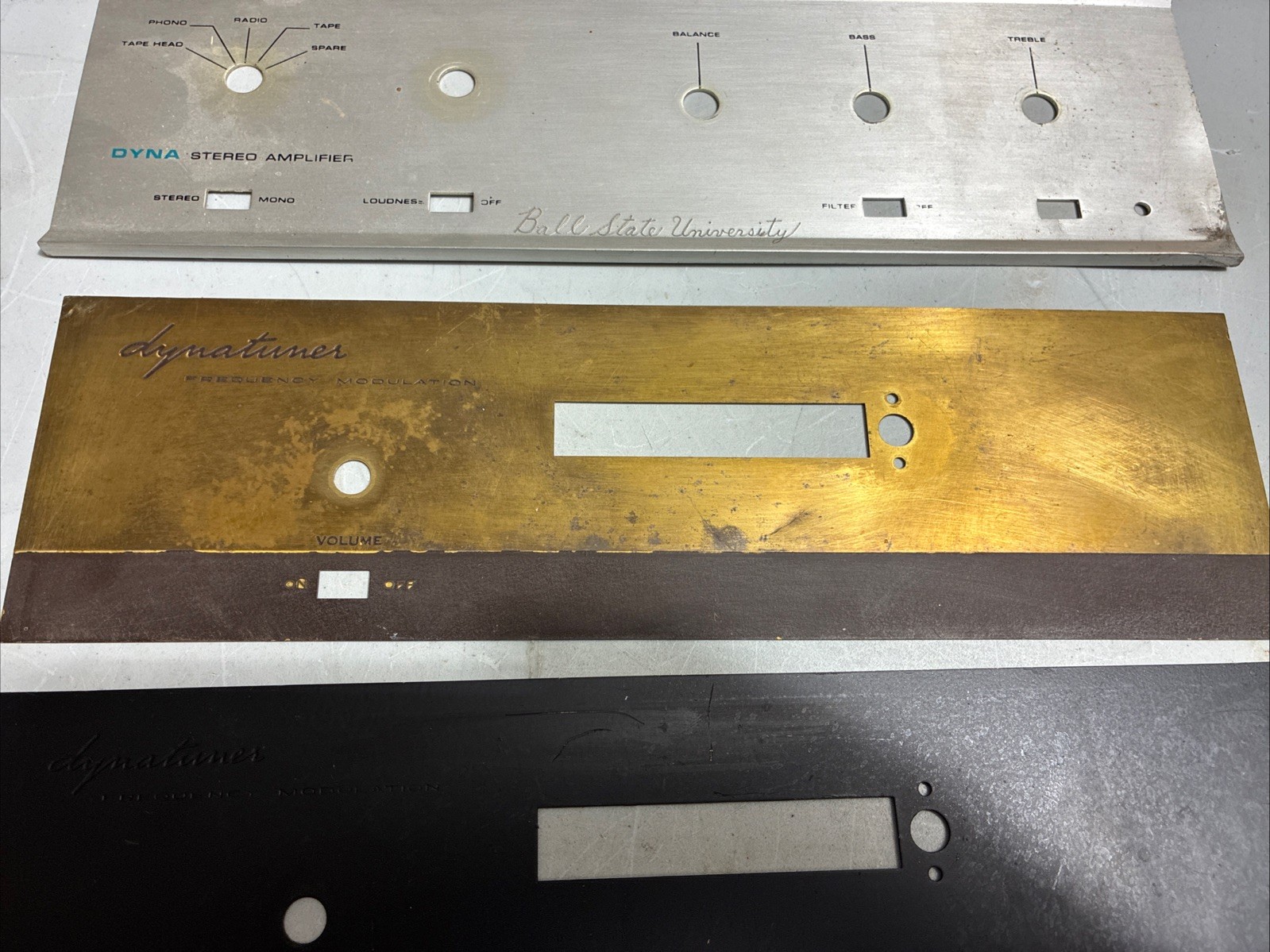 3-Dynaco Face Plates