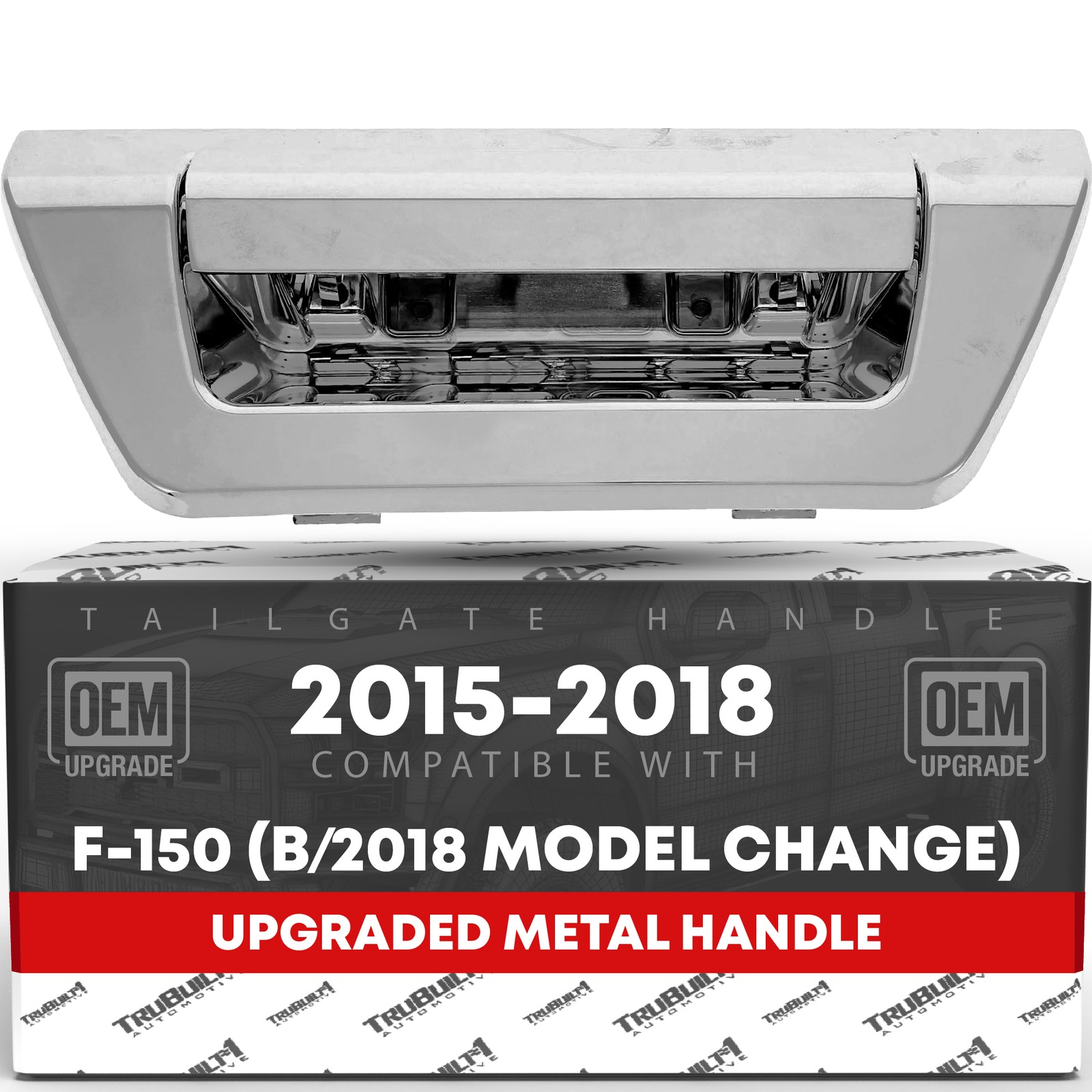 TRUBUILT1 AUTOMOTIVE Tailgate Handle Latch Replacement, Upgraded Metal - Comp...