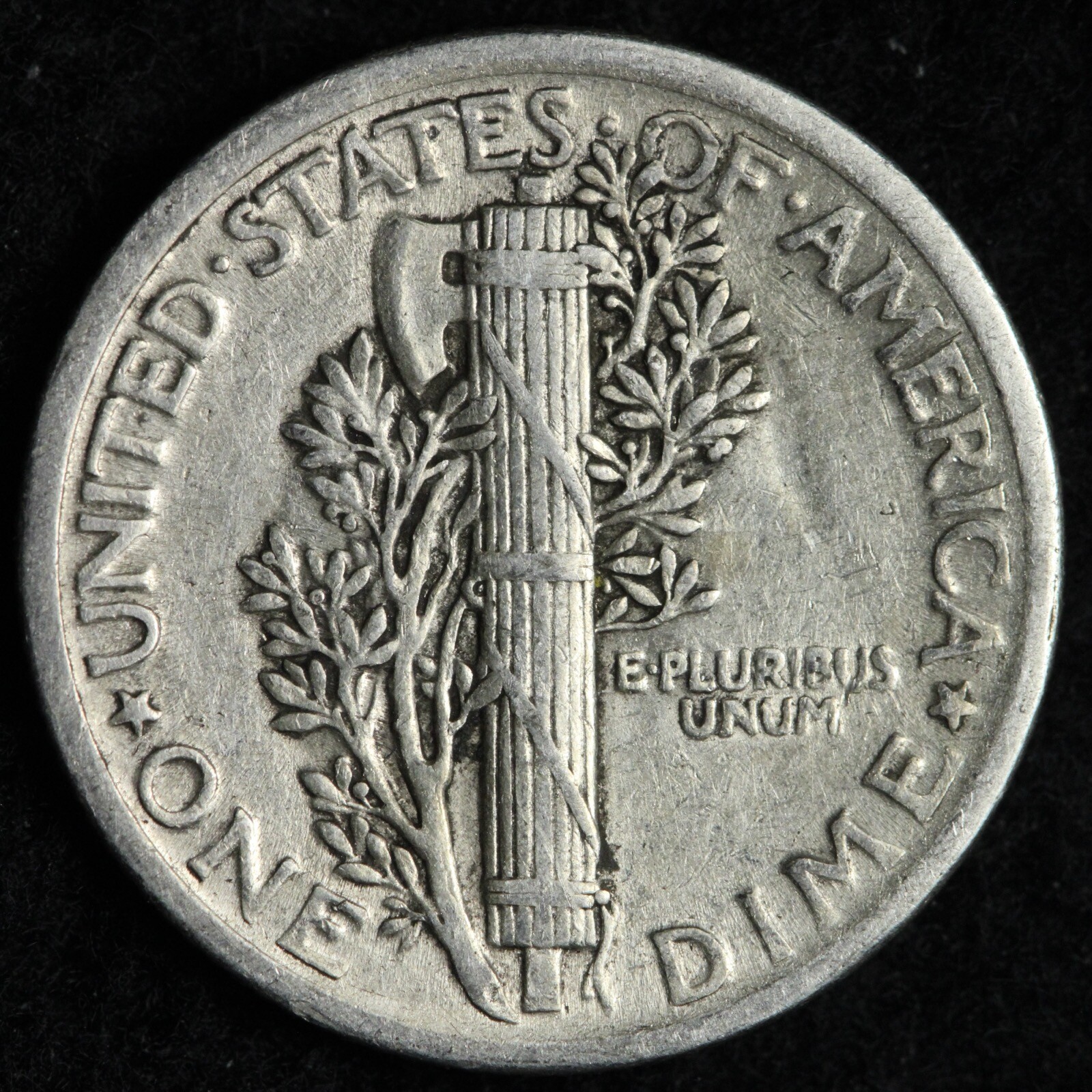 1919 Mercury Silver Dime AU E220 JRCK