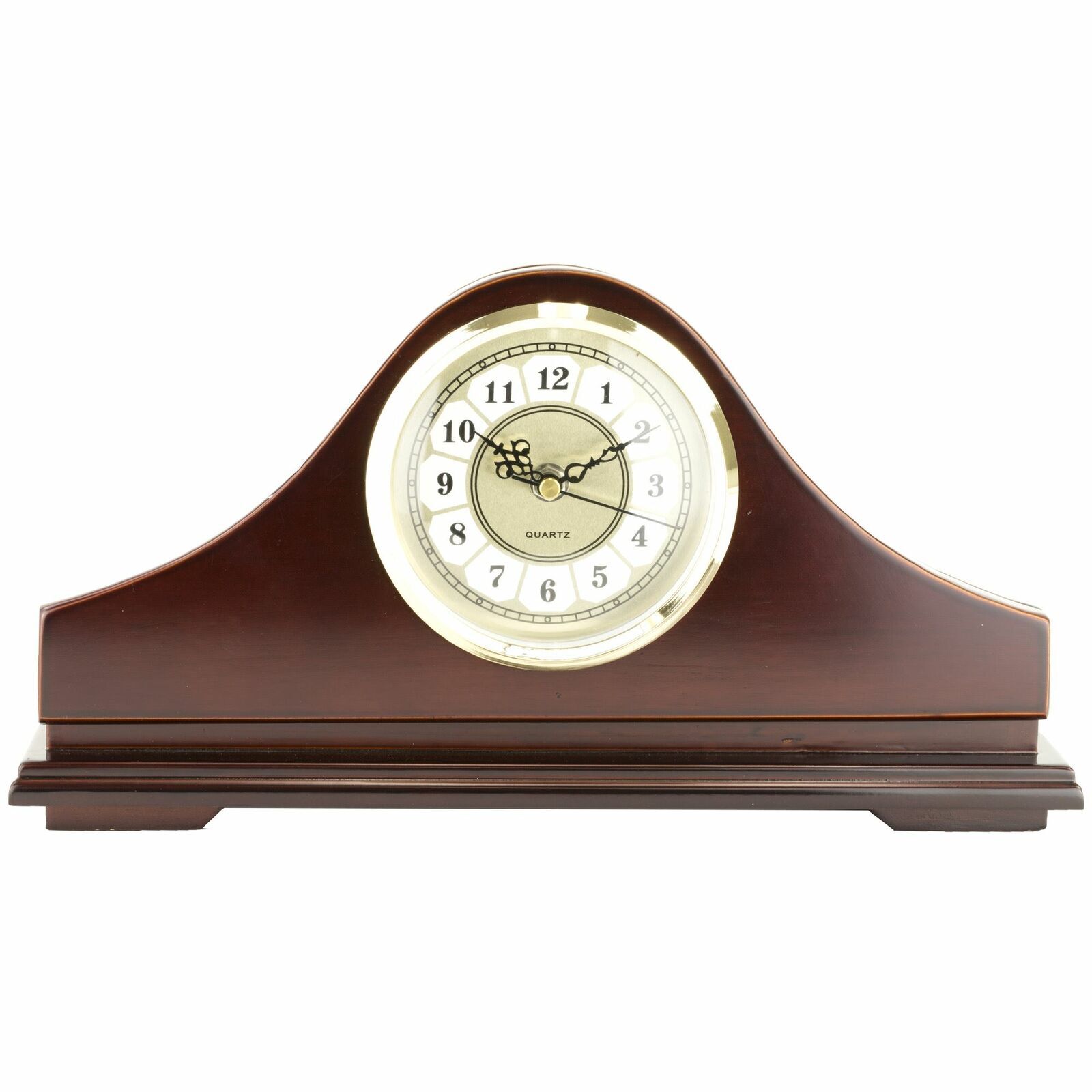 PS Products Concealment Mantle Clock Mahogany Wood Fits Medium Large Handguns