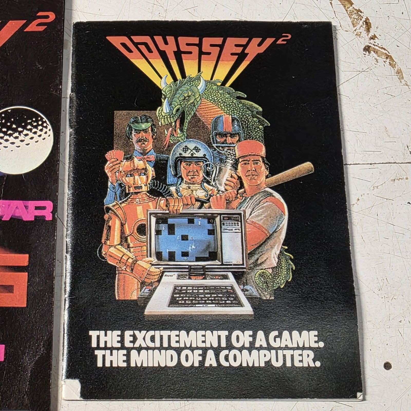 Magnavox Odyssey Computer Golf Game CIB w/ Box Manuals Inserts Vintage