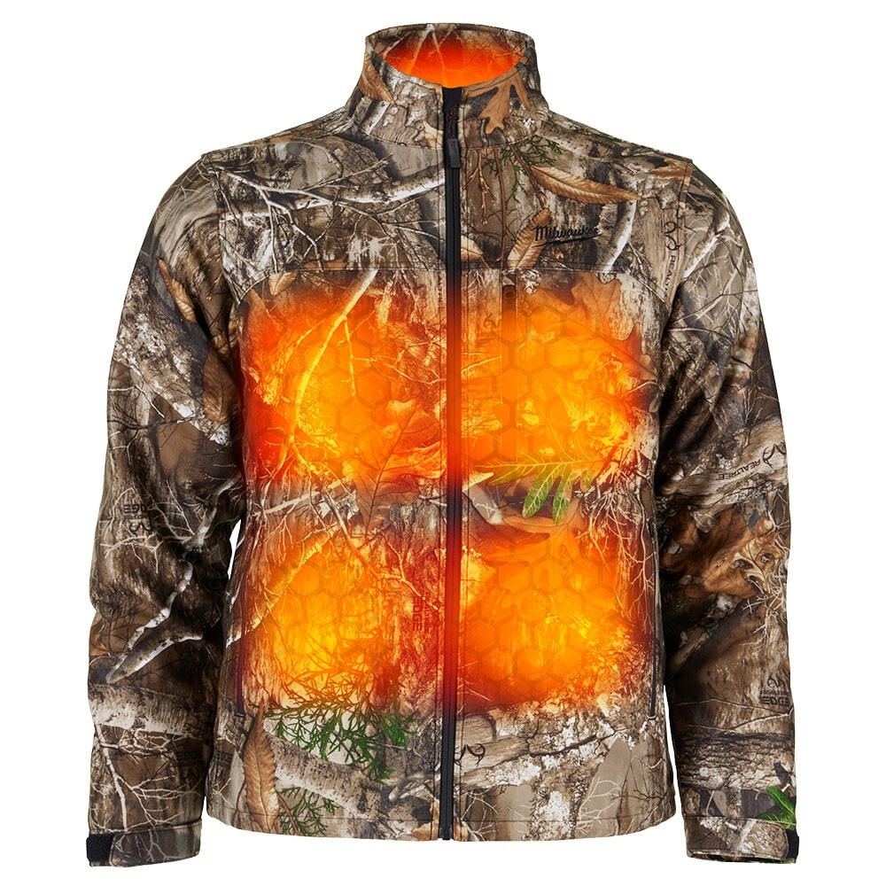 Milwaukee M12 12V Mens Heated Quietshell Jacket With Battery, Camo, Medium