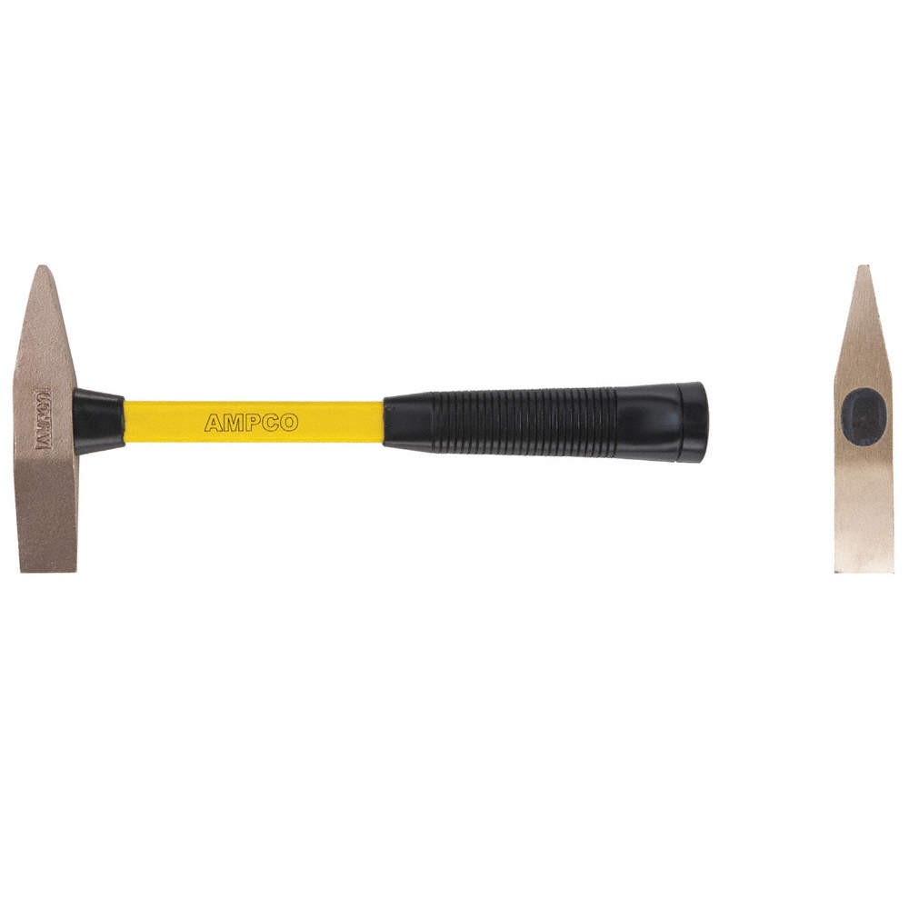 AMPCO H-602FG Scaling Hammer,1 lb.,Fiberglass Handle 49UG58