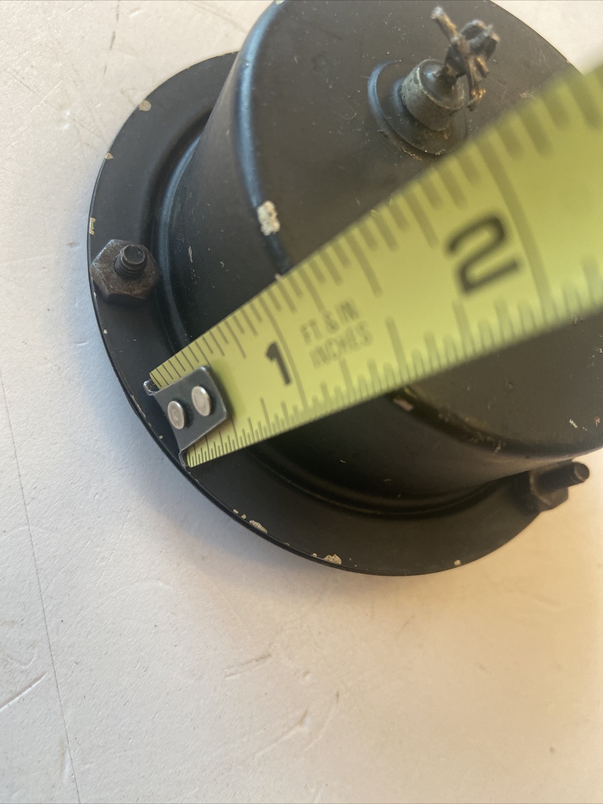 Vintage Marion Milliamperes DC Panel Meter Model HM3 Scale 0-50 #K
