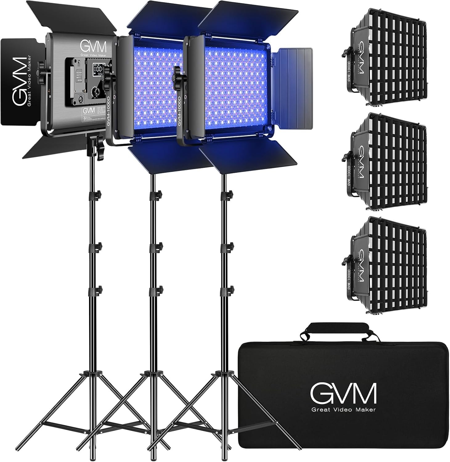 LED Video Light RGB Photography Lighting Kit